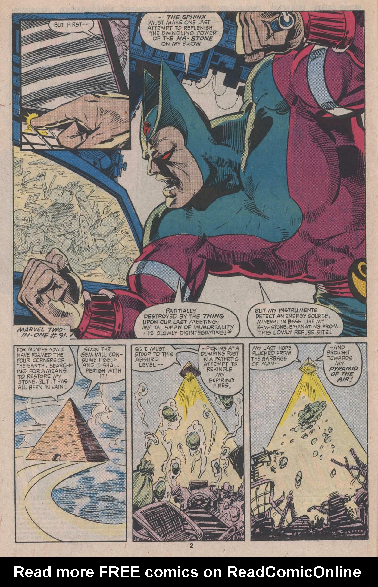 Read online The Thing comic -  Issue #34 - 4