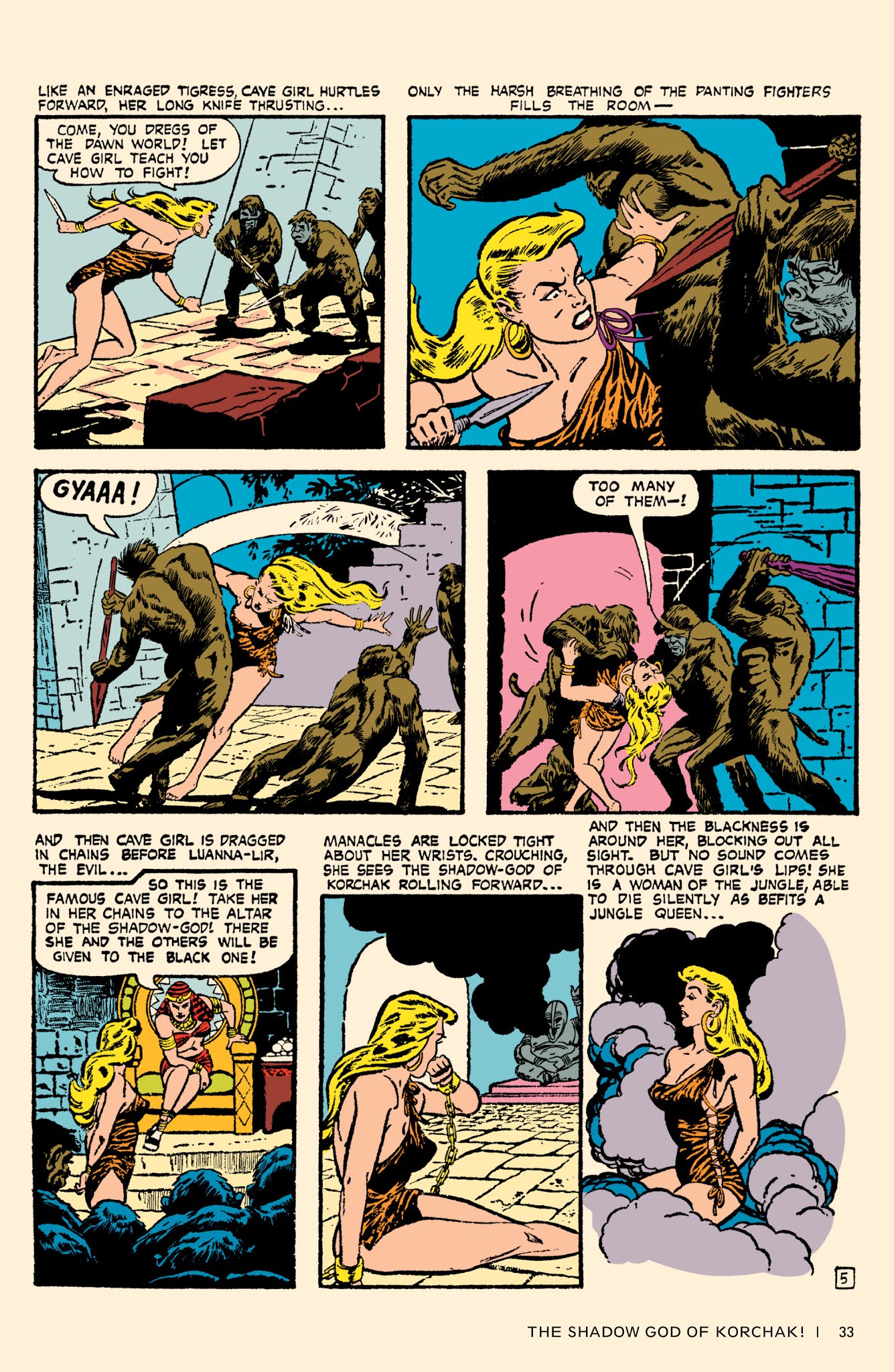 Read online Bob Powell's Complete Cave Girl comic -  Issue # TPB (Part 1) - 34