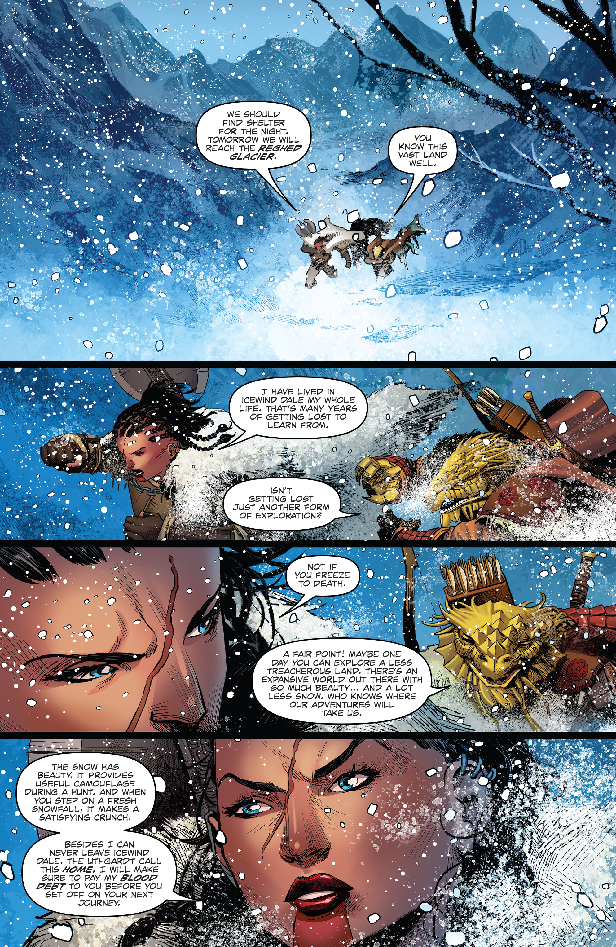 Read online Dungeons & Dragons: At the Spine of the World comic -  Issue #2 - 3