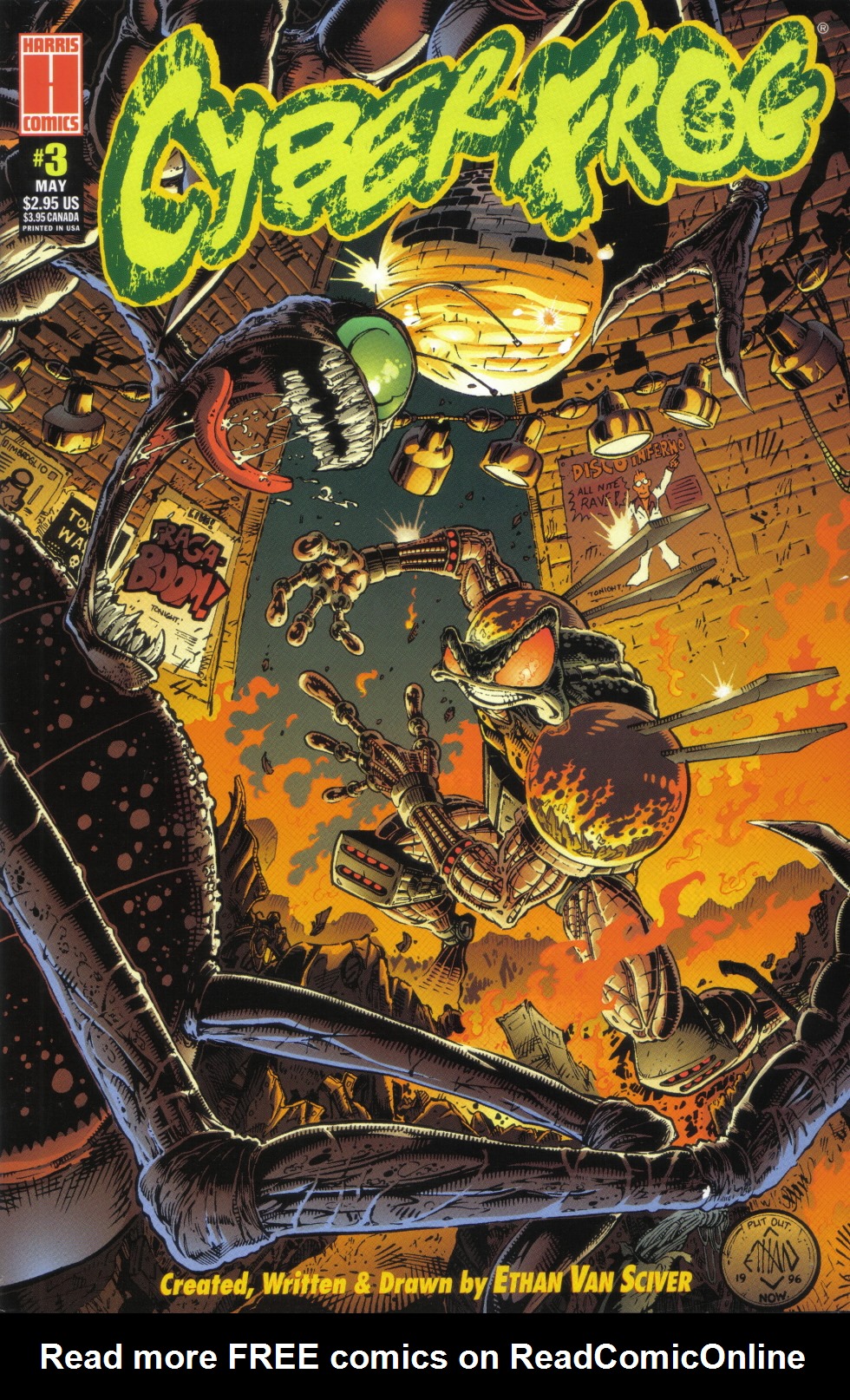 Read online Cyberfrog comic -  Issue #3 - 1