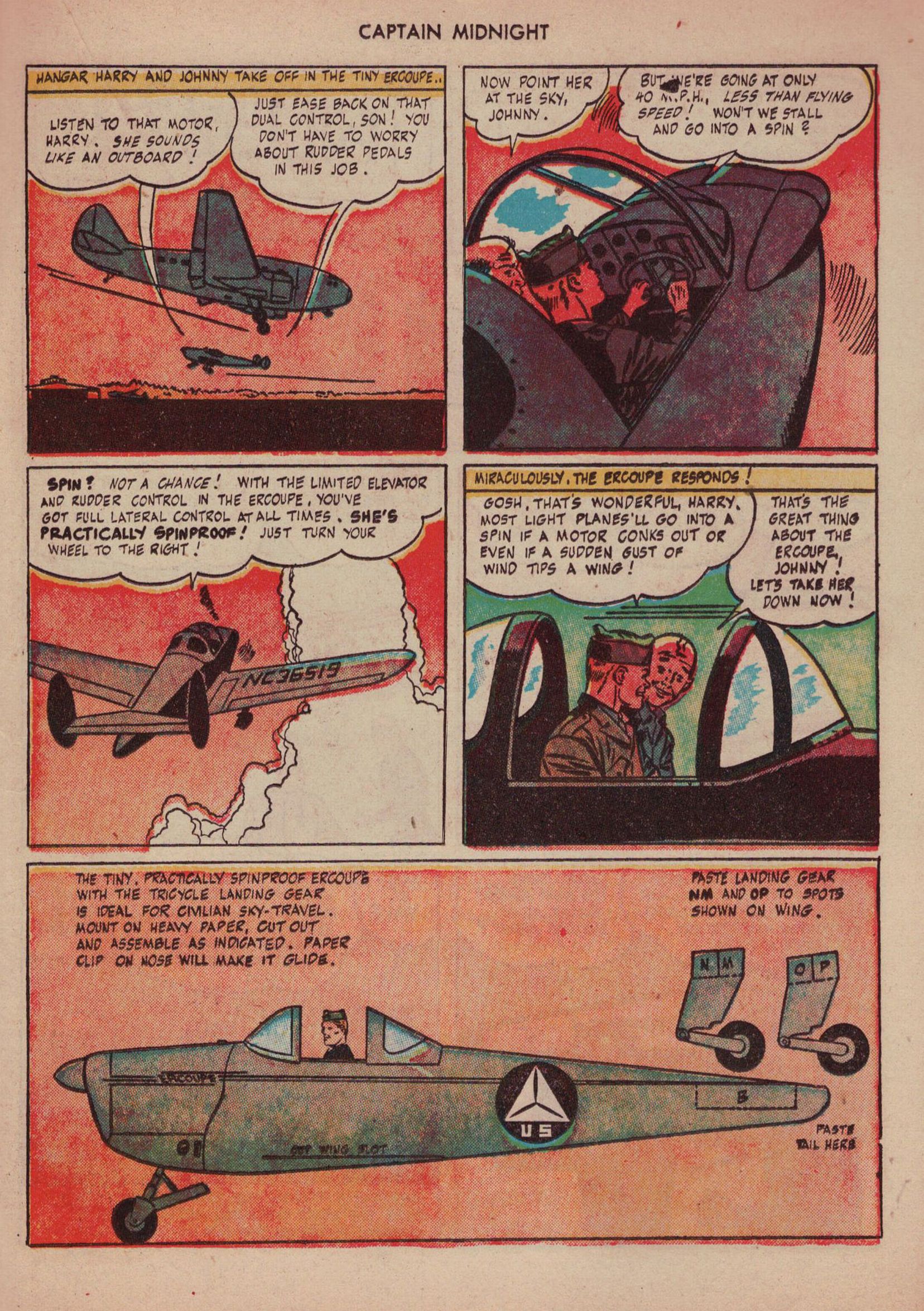 Read online Captain Midnight (1942) comic -  Issue #41 - 39