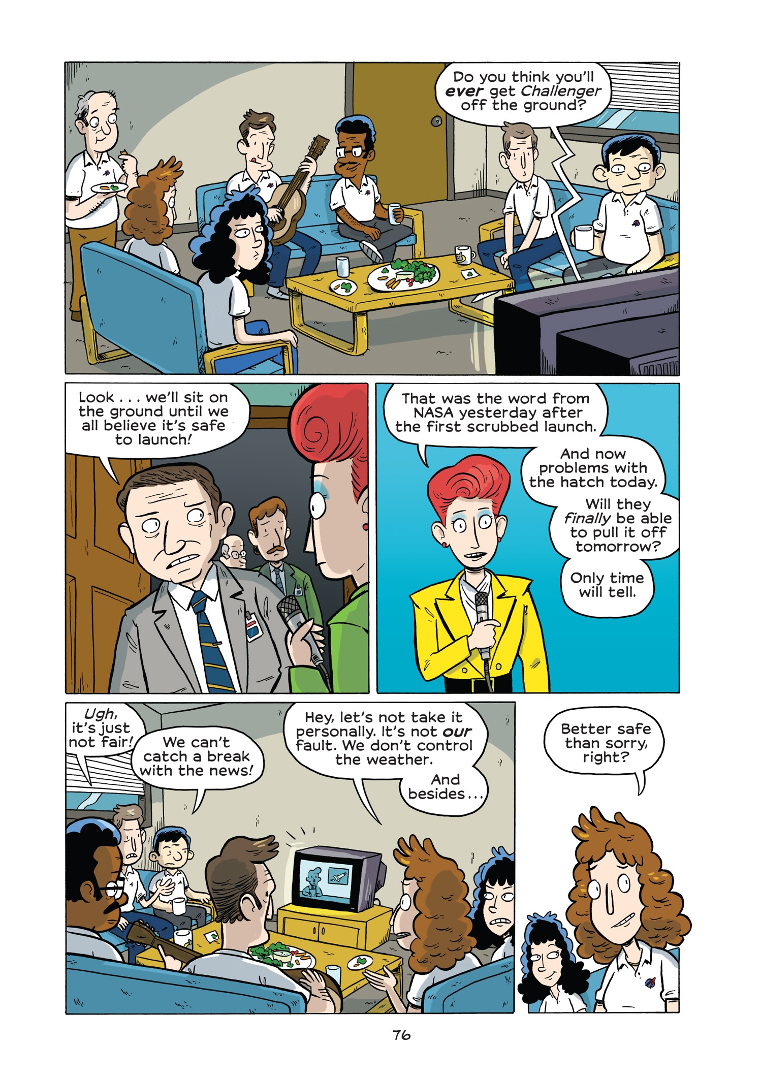 Read online History Comics comic -  Issue # The Challenger Disaster: Tragedy in the Skies - 82