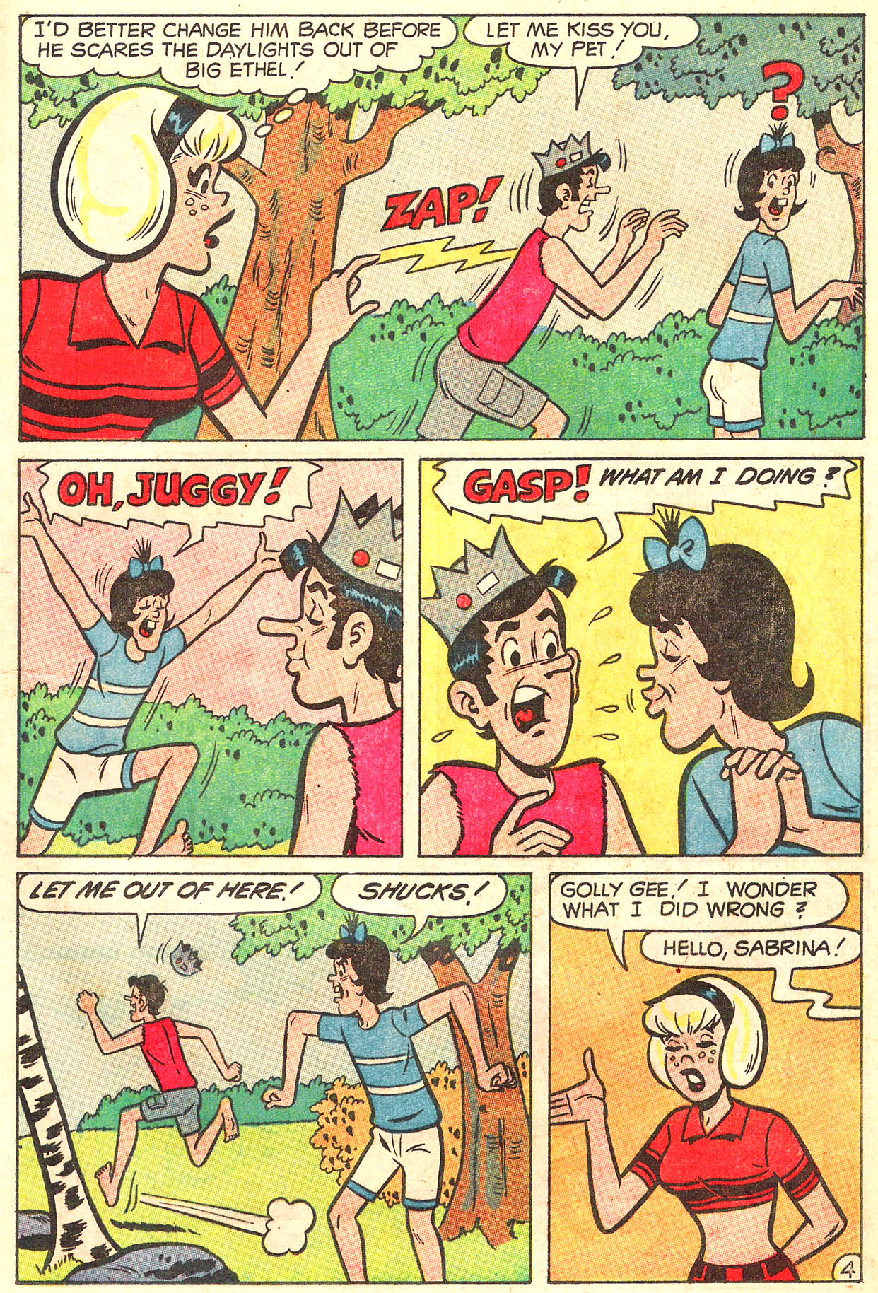 Read online Archie's TV Laugh-Out comic -  Issue #3 - 39
