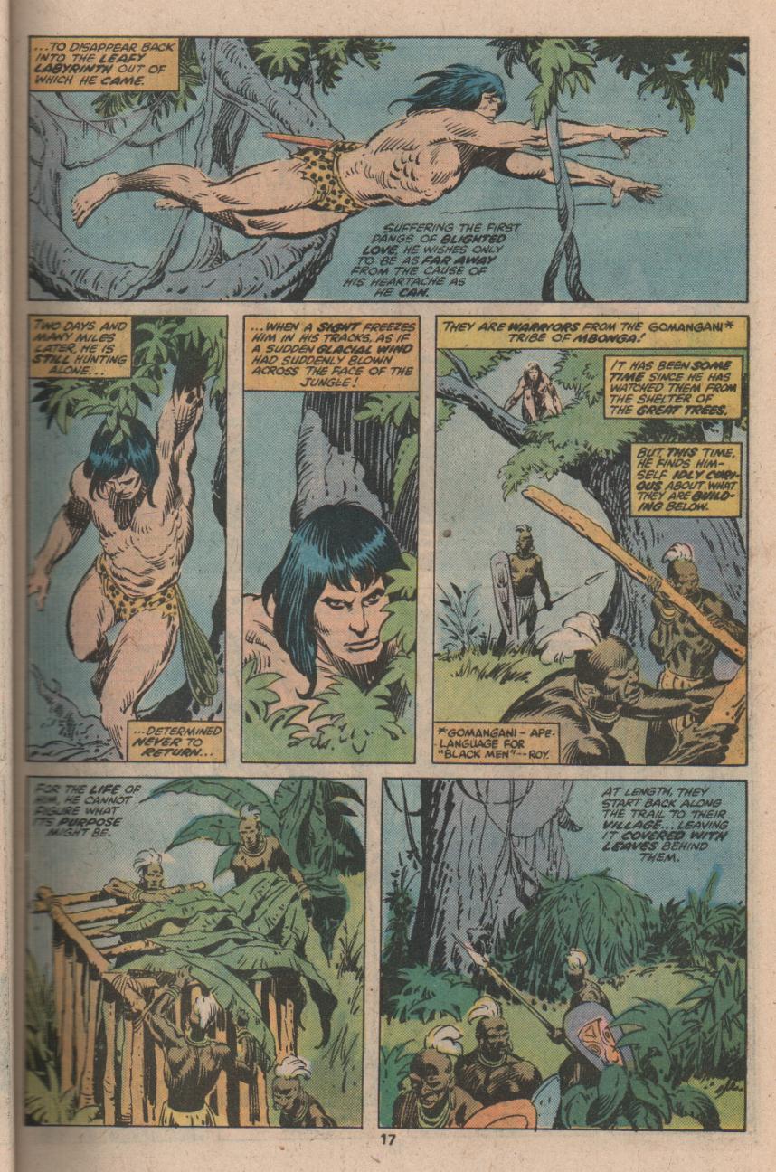 Read online Tarzan (1977) comic -  Issue # _Annual 1 - 14