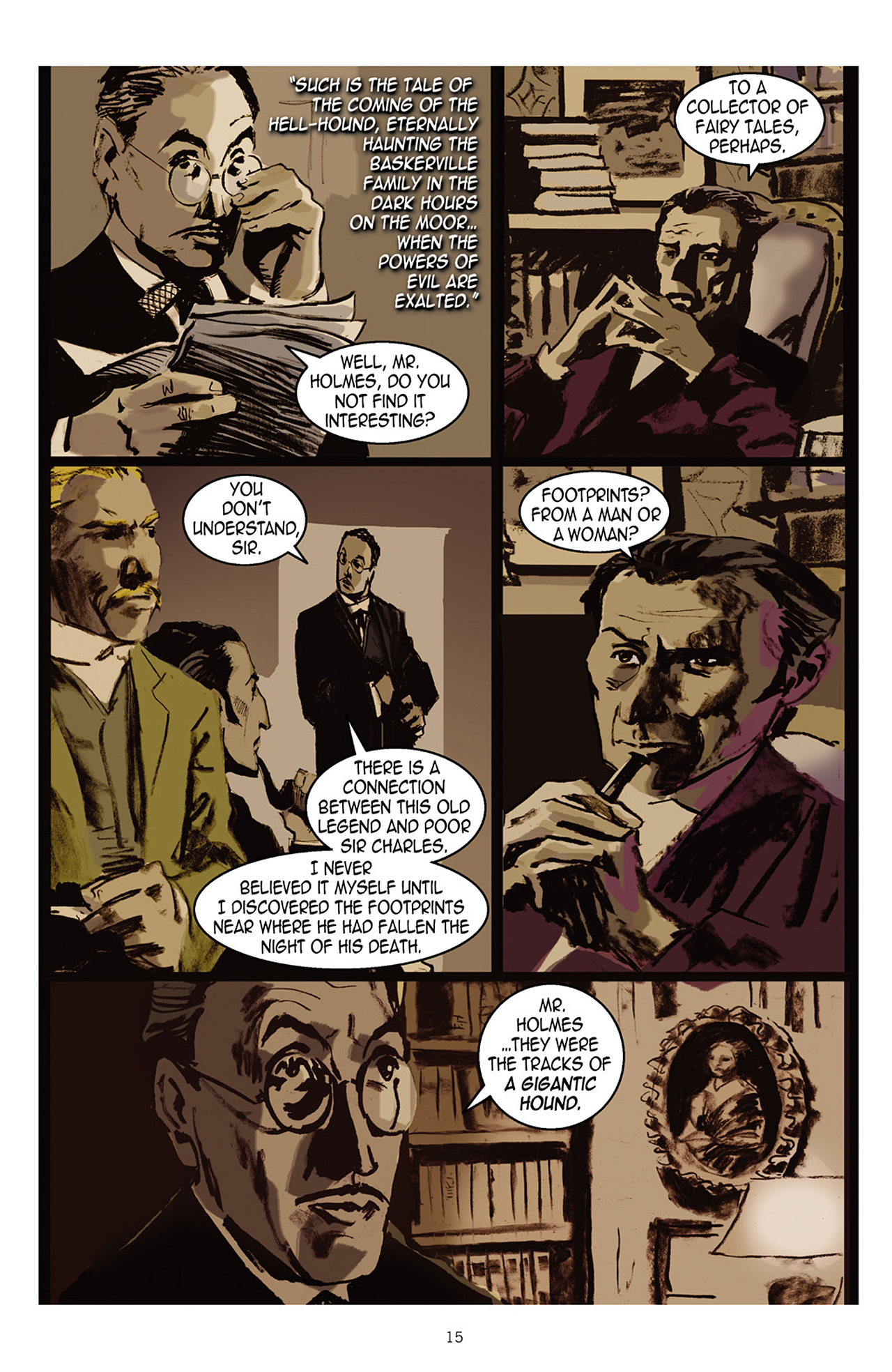 Read online The Hound of the Baskervilles comic -  Issue # TPB - 16