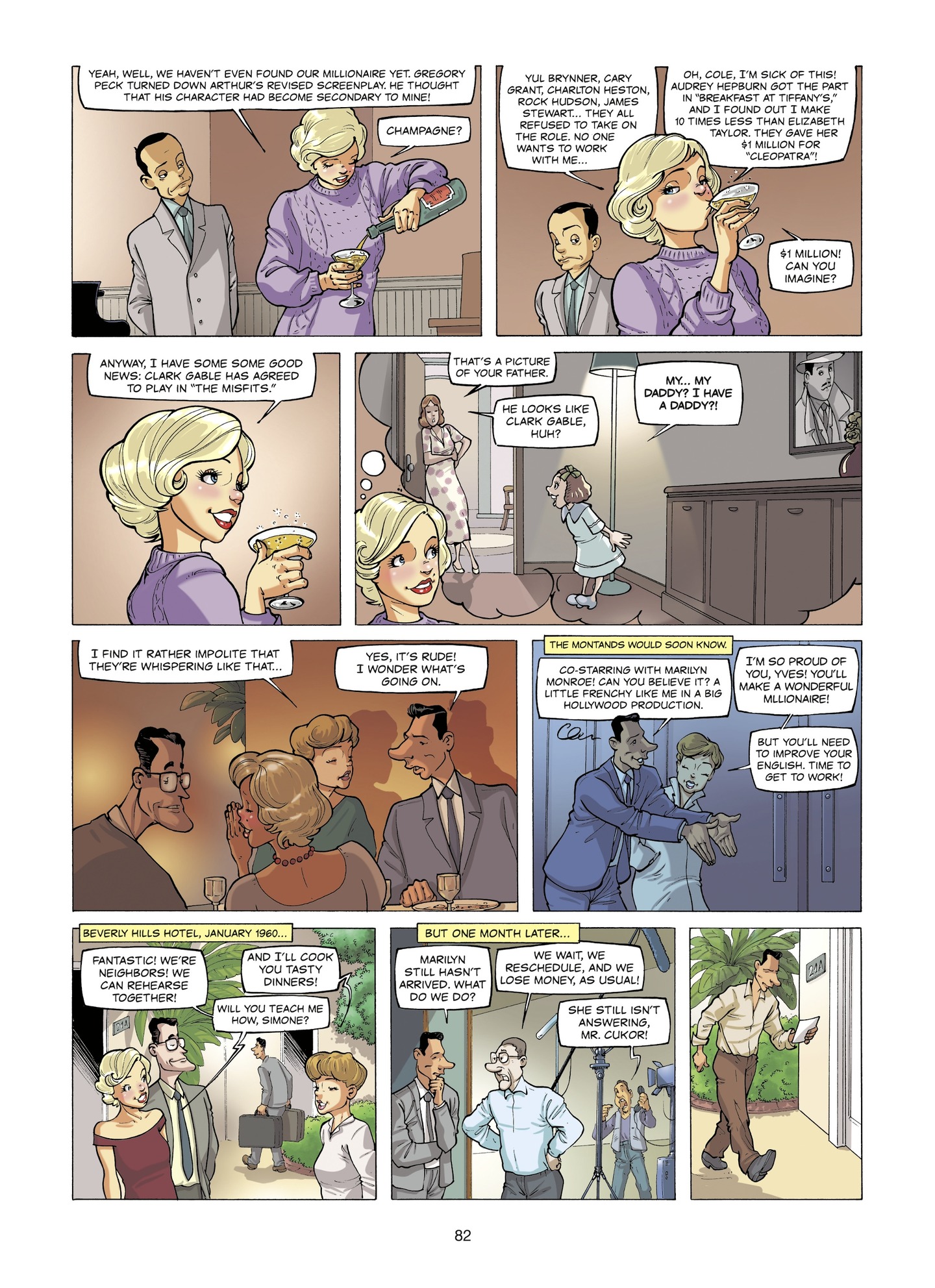 Read online The Stars of History: Marilyn Monroe comic -  Issue # TPB - 82