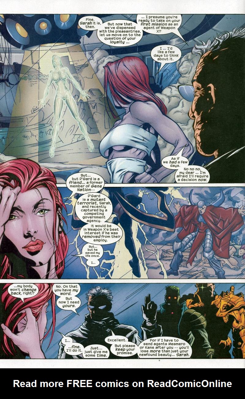 Read online Weapon X: The Draft comic -  Issue # Issue Marrow - 7