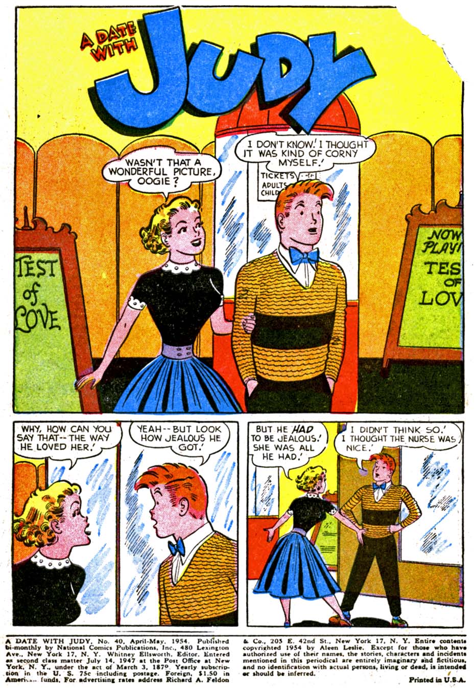 Read online A Date with Judy comic -  Issue #40 - 3