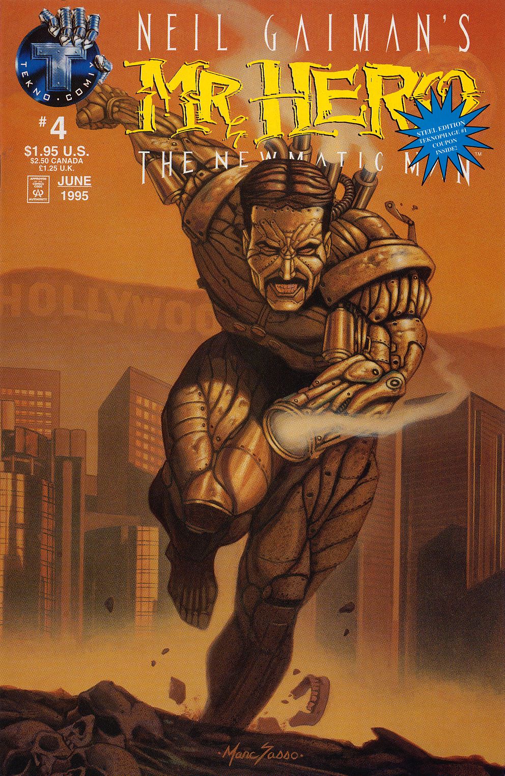 Read online Neil Gaiman's Mr. Hero - The Newmatic Man (1995) comic -  Issue #4 - 1