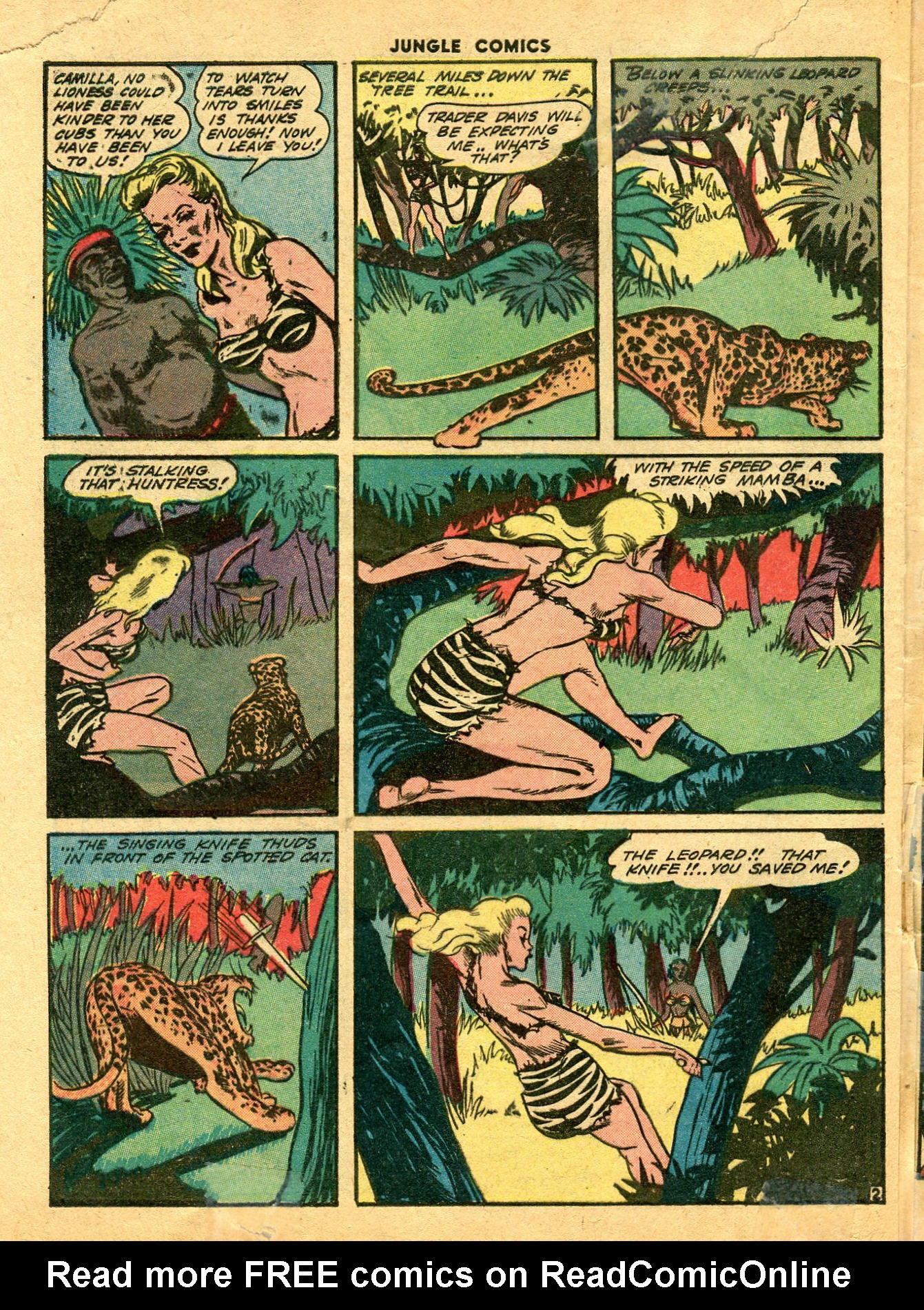 Read online Jungle Comics comic -  Issue #43 - 50