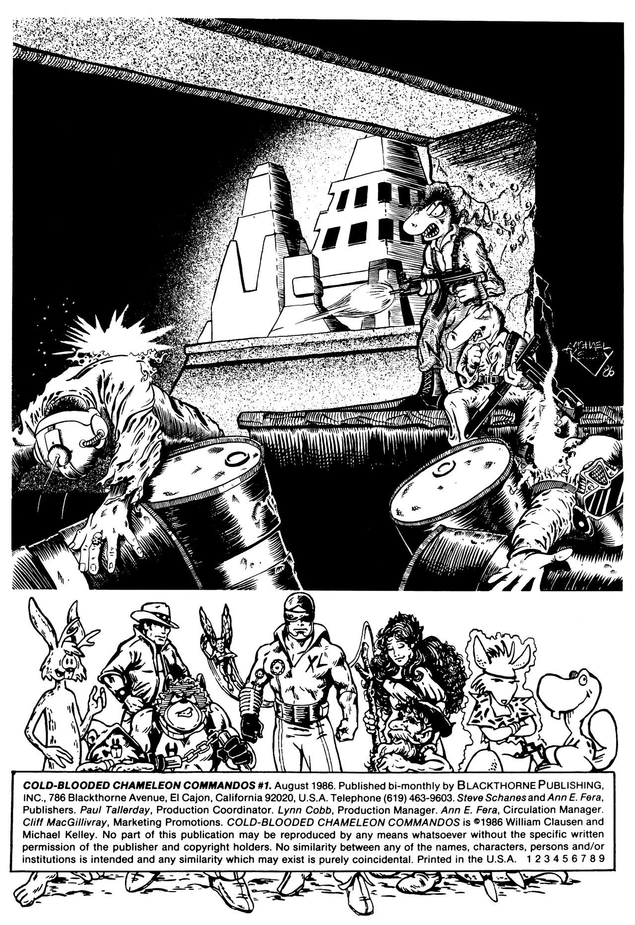 Read online Cold-Blooded Chameleon Commandos comic -  Issue #1 - 2