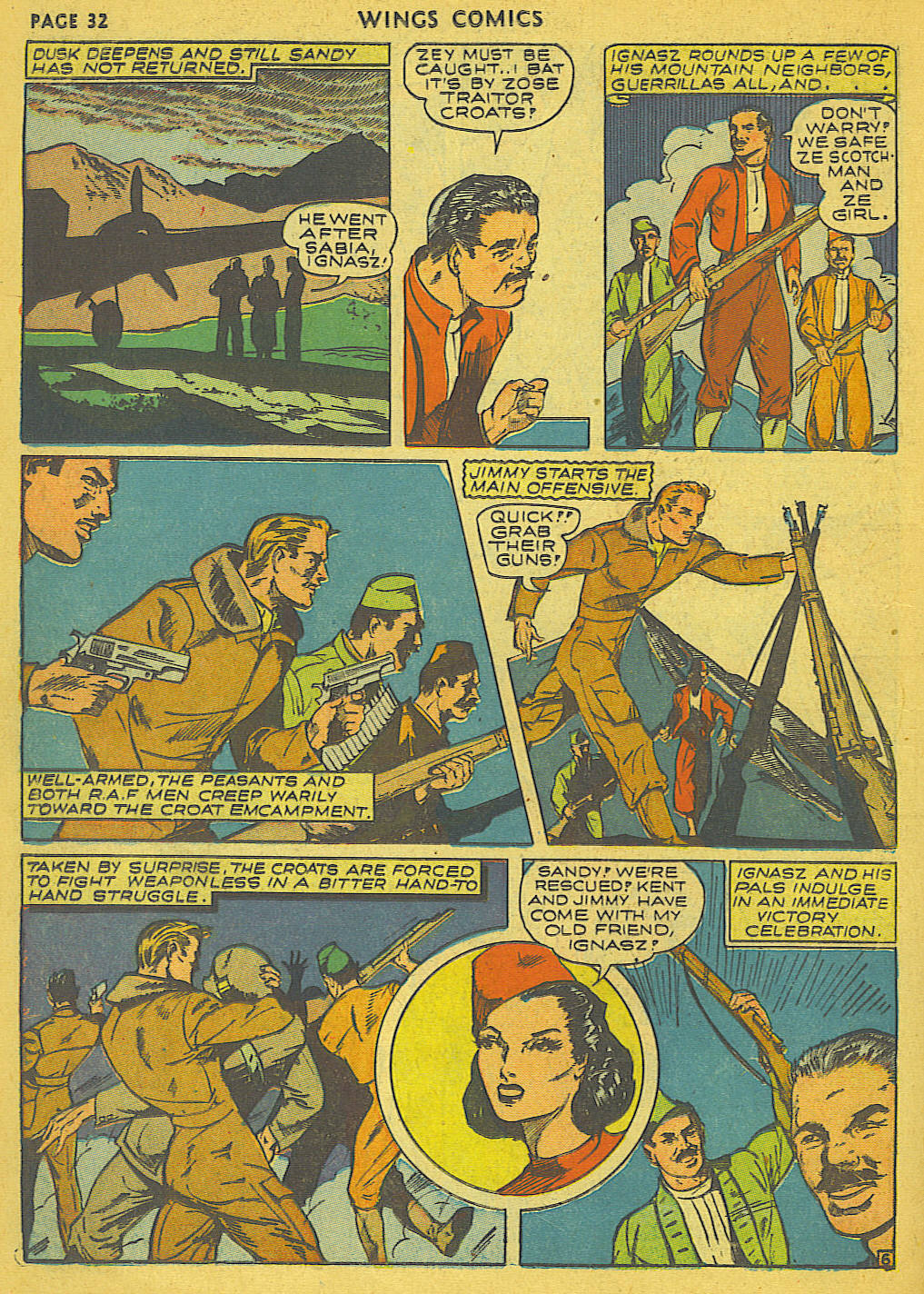 Read online Wings Comics comic -  Issue #18 - 33