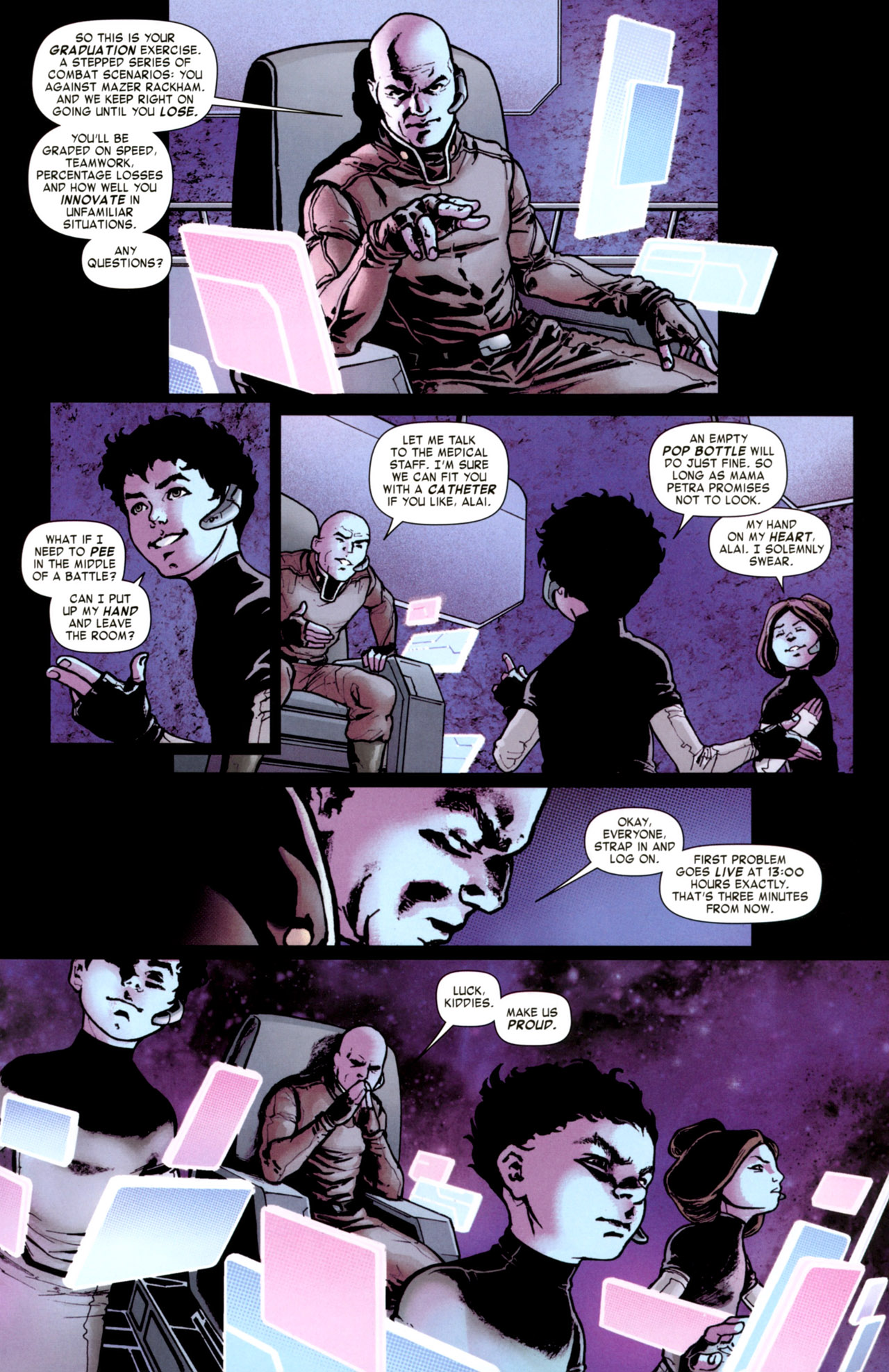 Read online Ender's Shadow: Command School comic -  Issue #5 - 8