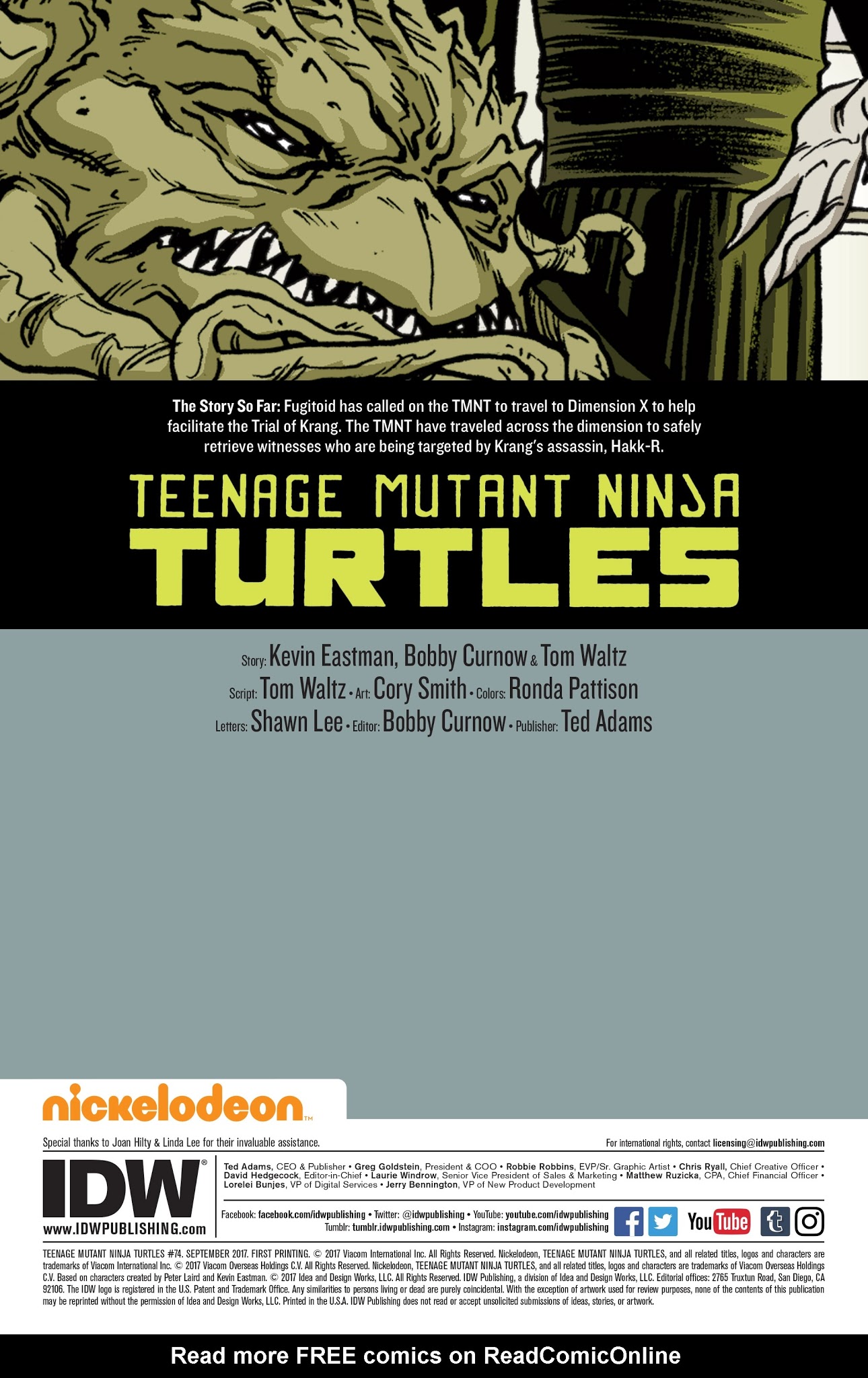 Read online Teenage Mutant Ninja Turtles (2011) comic -  Issue #74 - 2