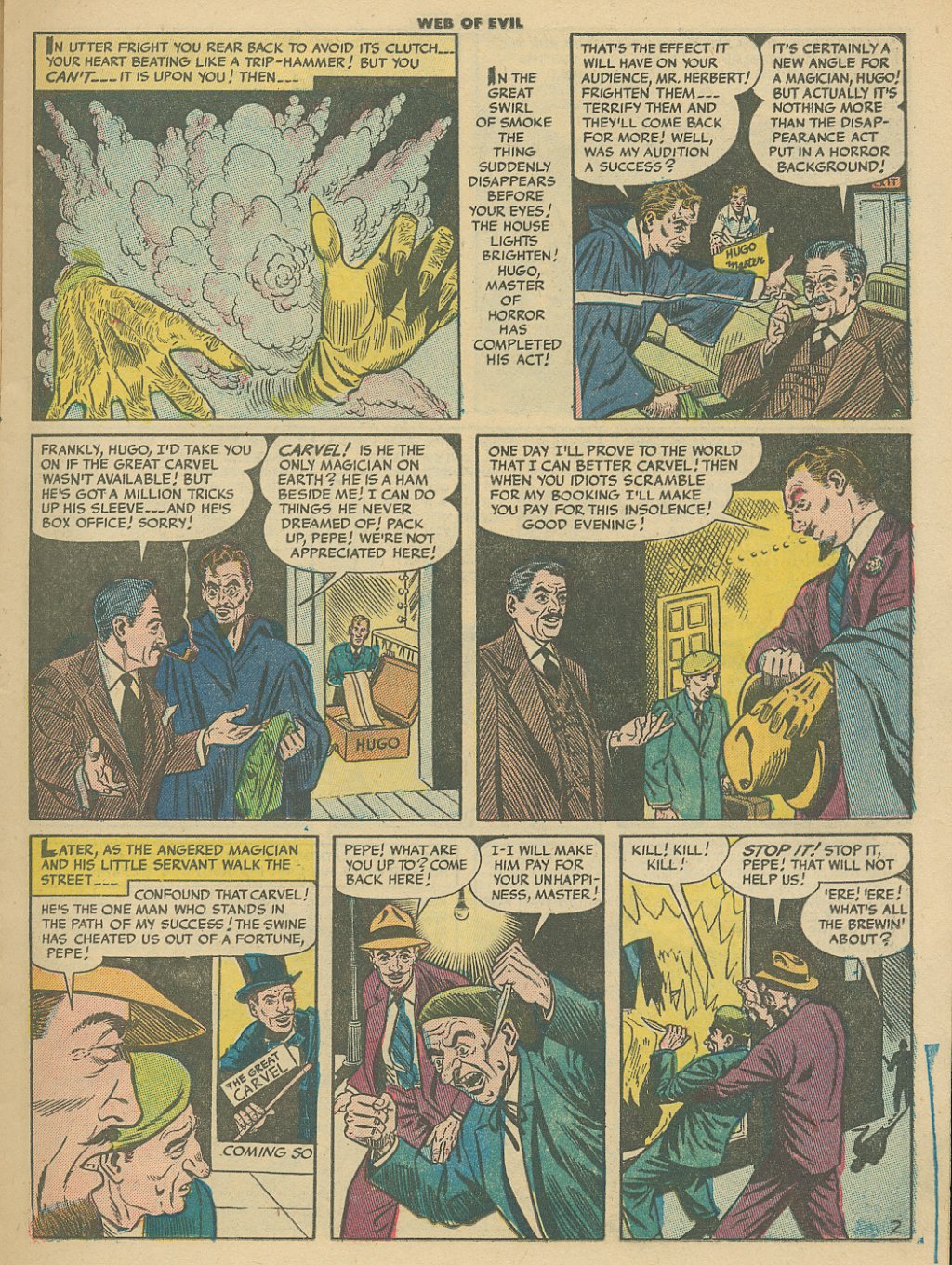 Read online Web of Evil comic -  Issue #11 - 13