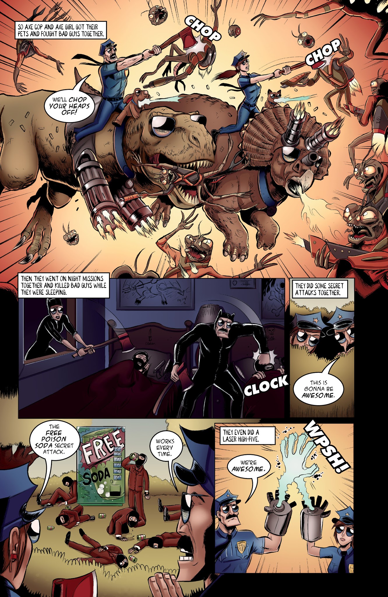 Read online Axe Cop comic -  Issue # TPB 5 - 85