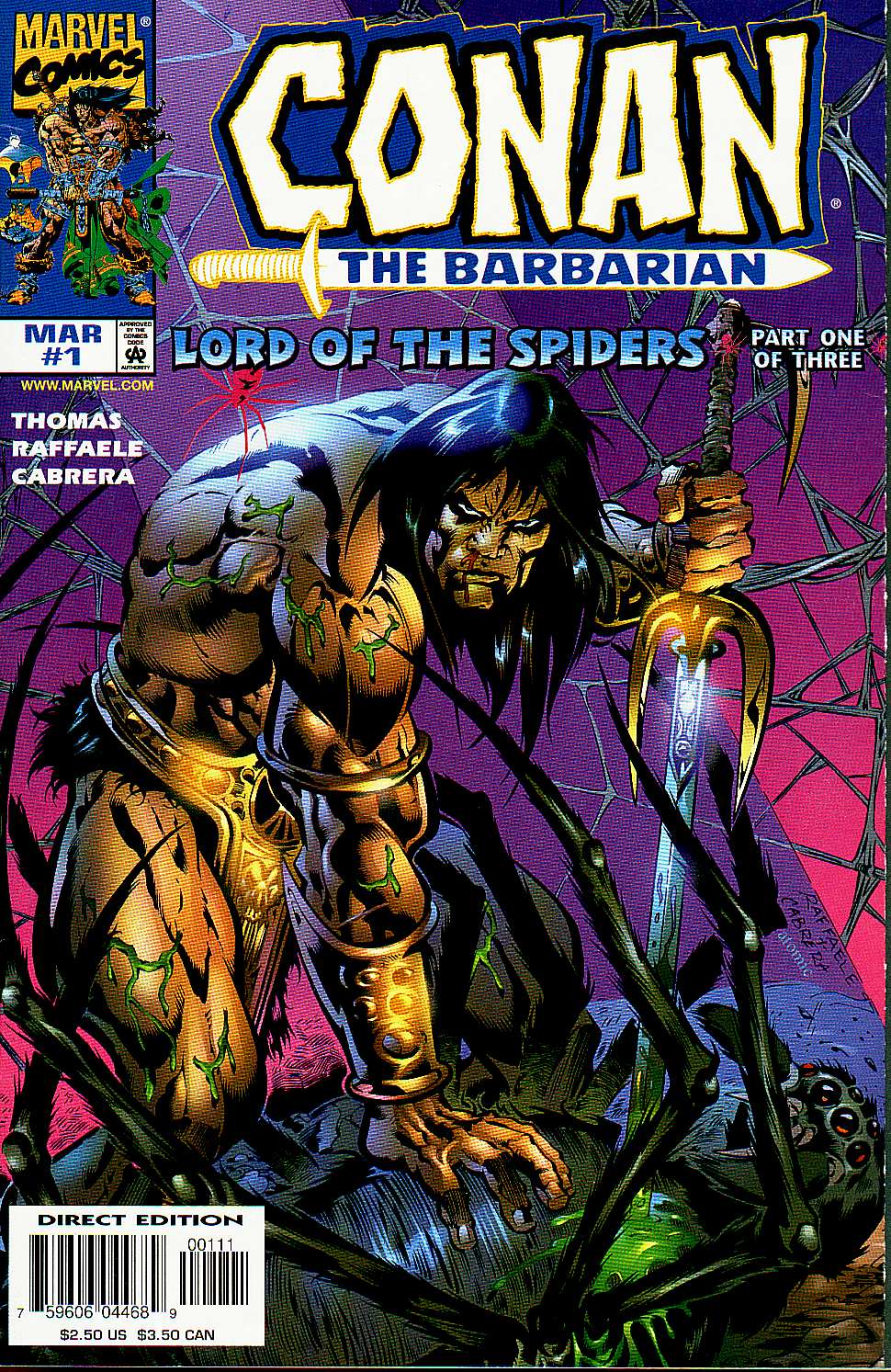 Read online Conan: Lord of the Spiders comic -  Issue #1 - 1