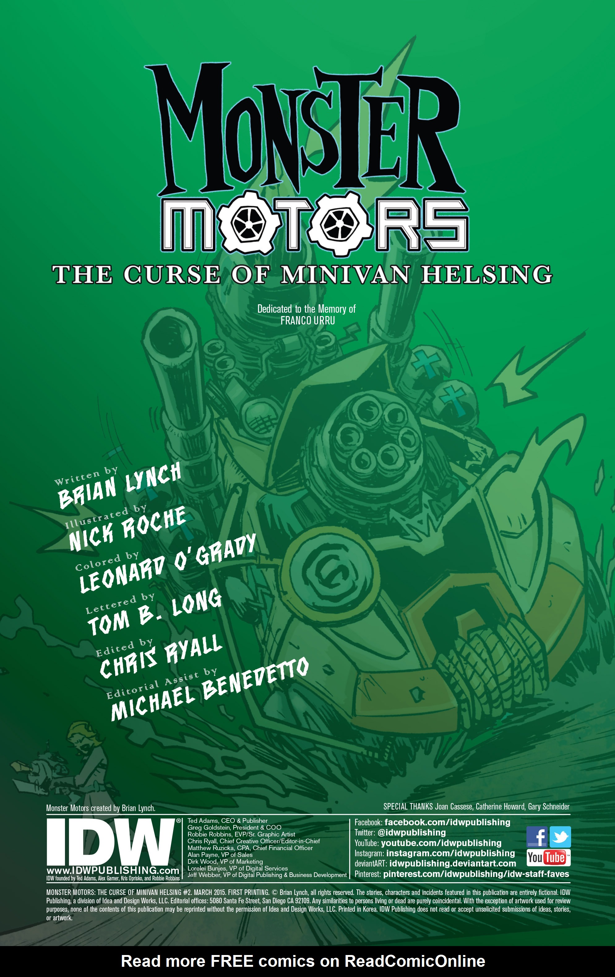 Read online Monster Motors: The Curse of Minivan Helsing comic -  Issue #2 - 2