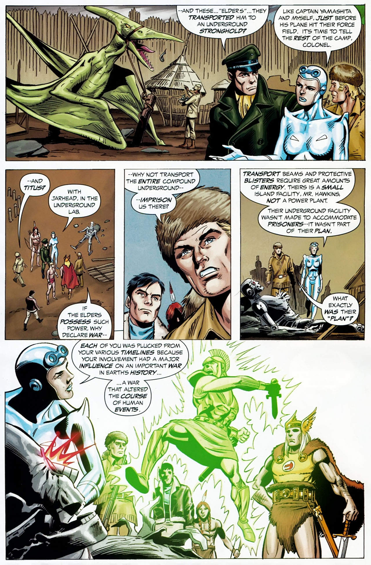 Read online The War That Time Forgot comic -  Issue #10 - 15