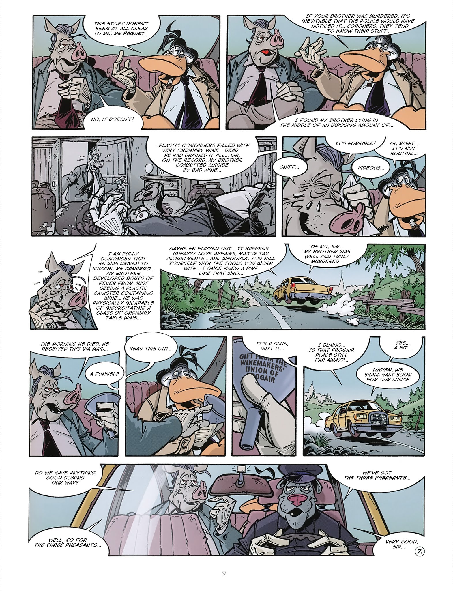 Read online Une enquête de l'inspecteur Canardo comic -  Issue #13 - 10
