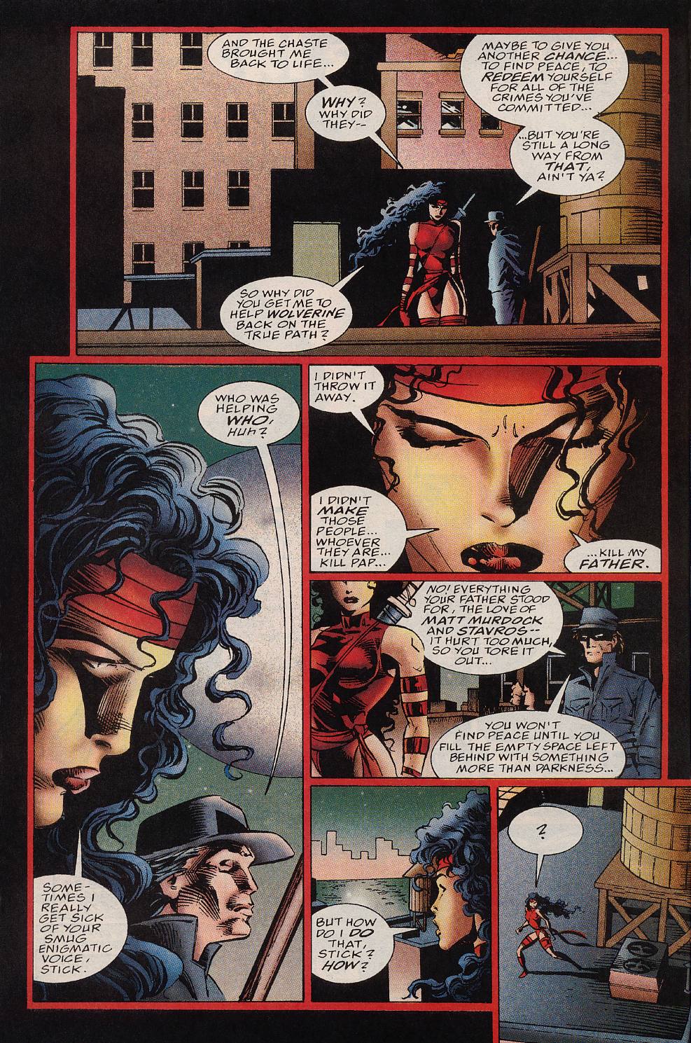 Read online Elektra (1996) comic -  Issue #1 - Afraid of the Dark - 12