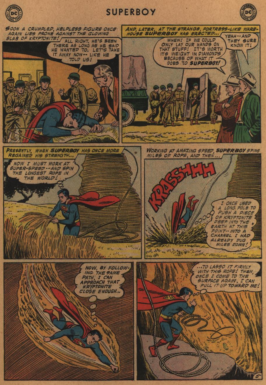 Read online Superboy (1949) comic -  Issue #58 - 25