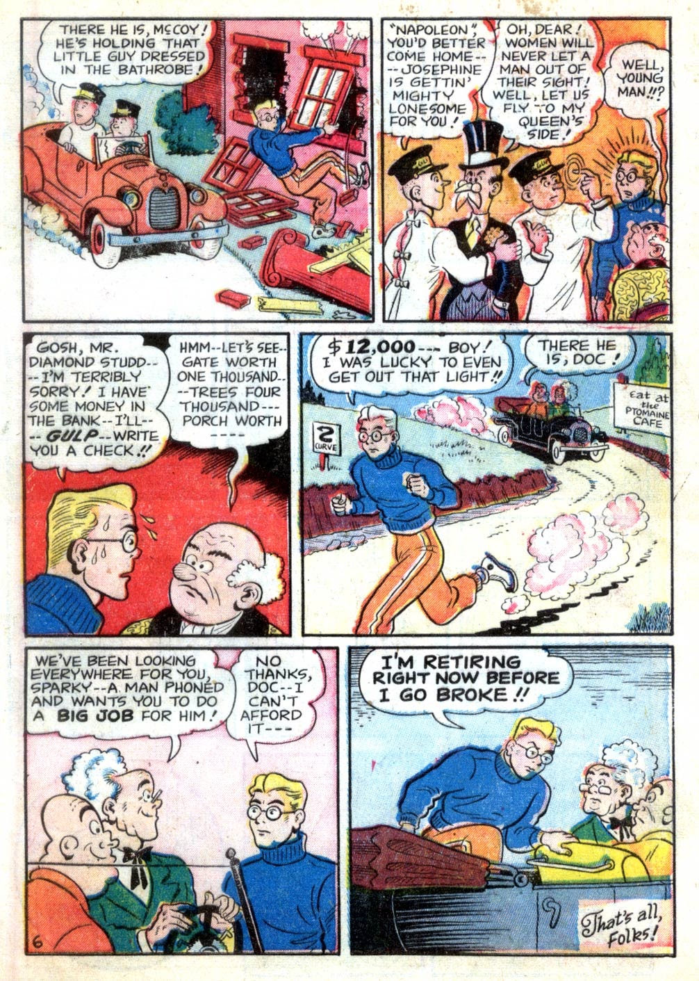 Read online Sparky Watts comic -  Issue #9 - 33