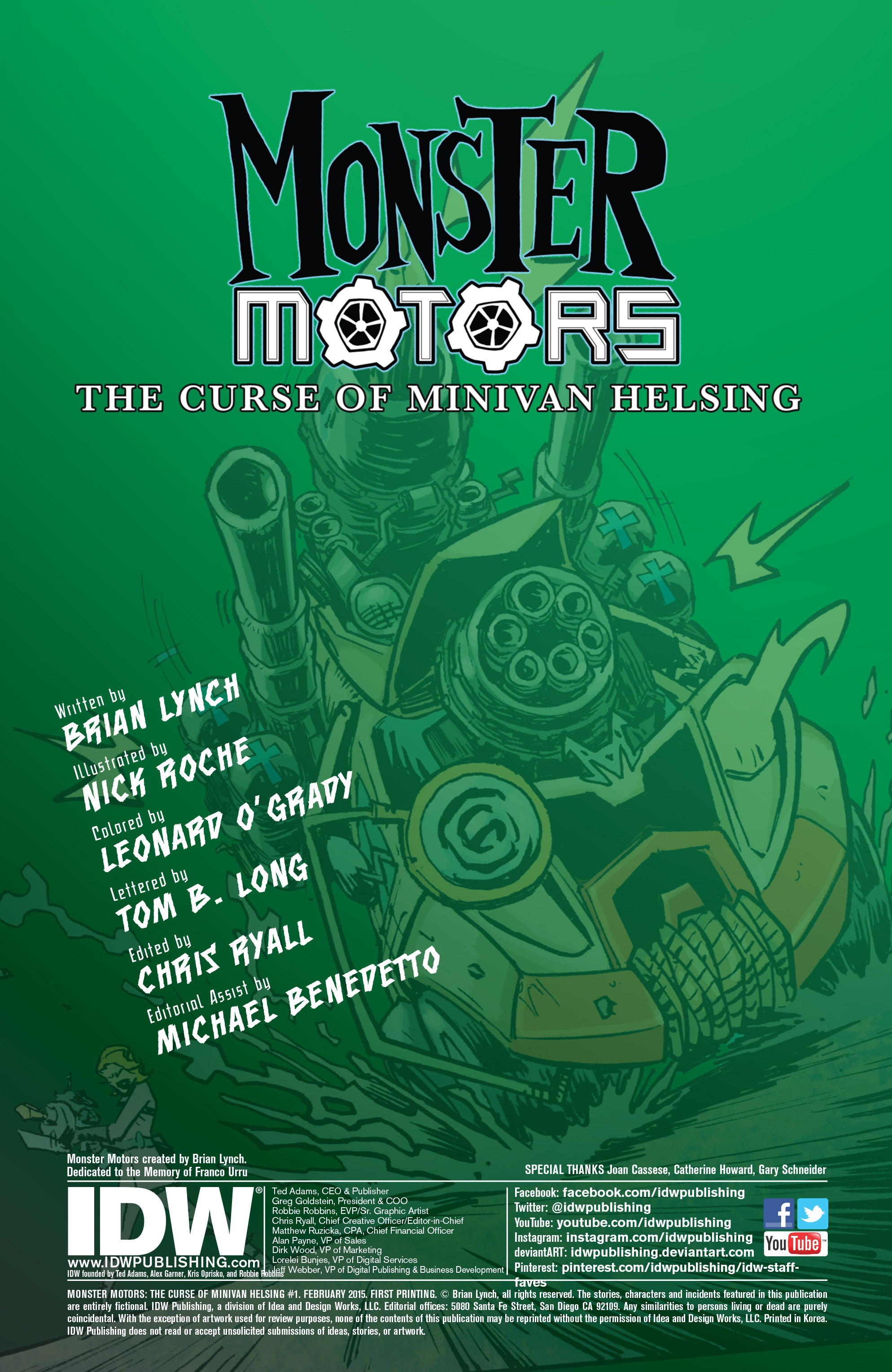 Read online Monster Motors: The Curse of Minivan Helsing comic -  Issue #1 - 2