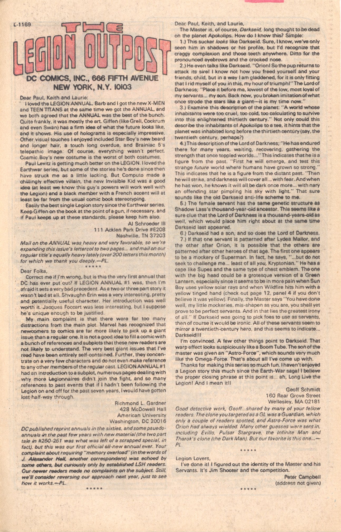 Read online Legion of Super-Heroes (1980) comic -  Issue #296 - 25