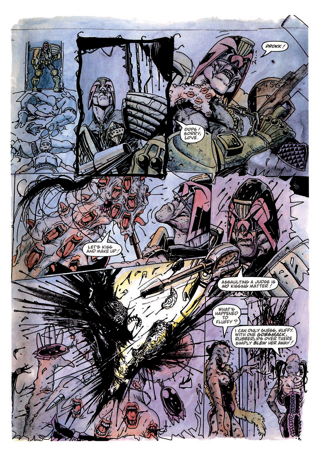 Read online Judge Dredd [Collections - Rebellion] comic -  Issue # TPB Judge Dredd - Heavy Metal Dredd - 95