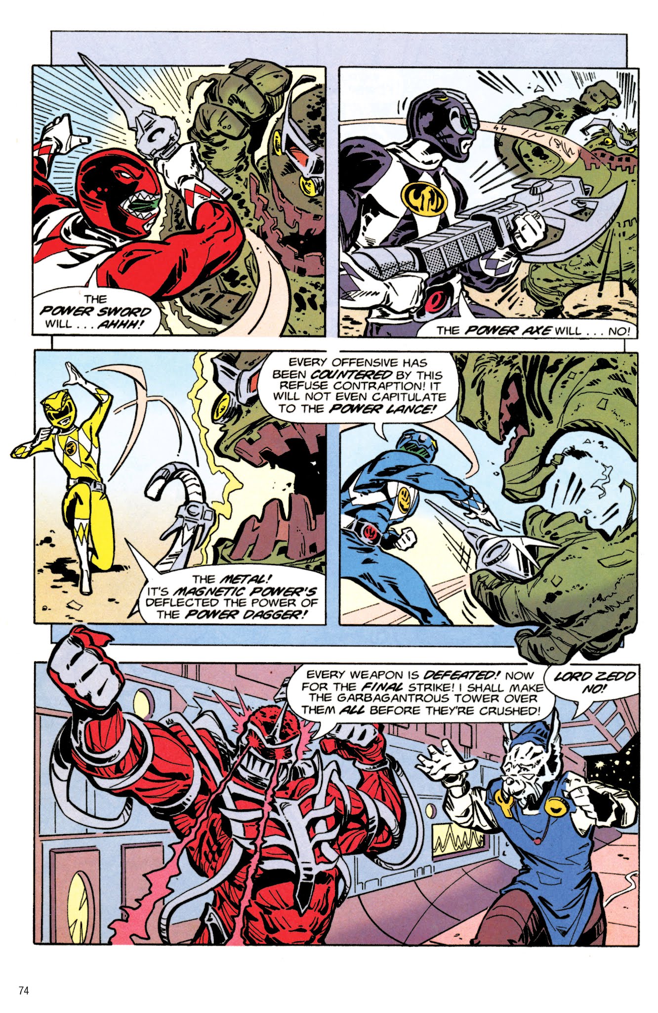 Read online Mighty Morphin Power Rangers Archive comic -  Issue # TPB 1 (Part 1) - 74