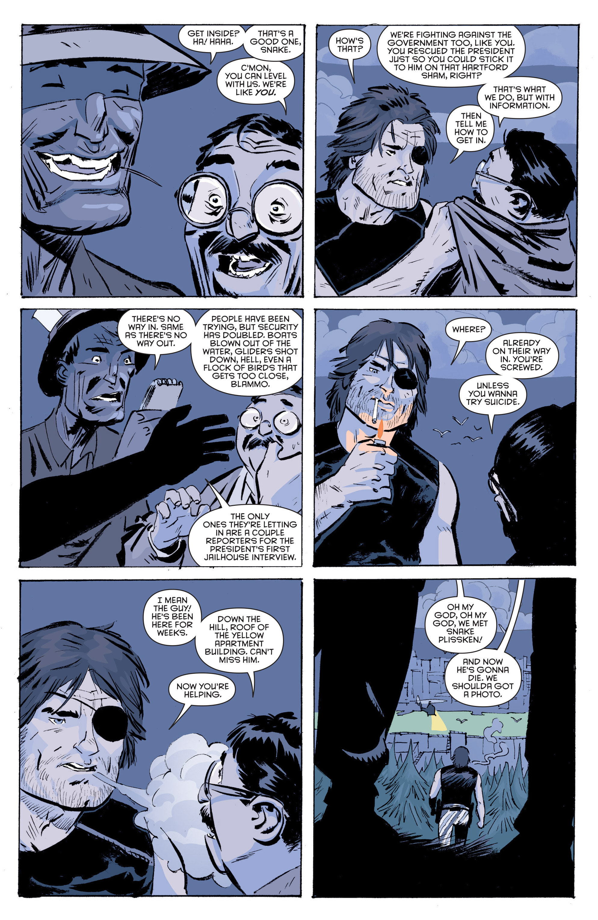 Read online Escape from New York comic -  Issue #9 - 9