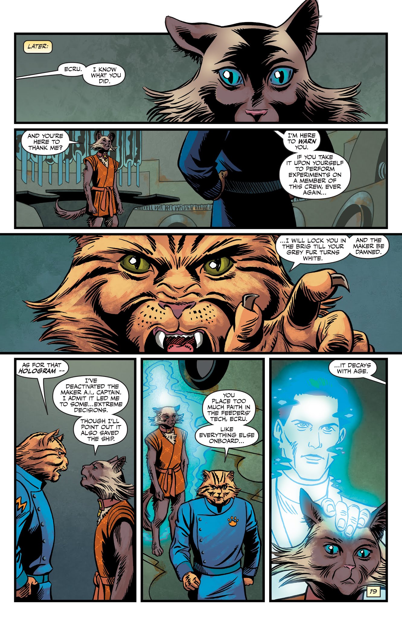 Read online Captain Ginger comic -  Issue #4 - 21