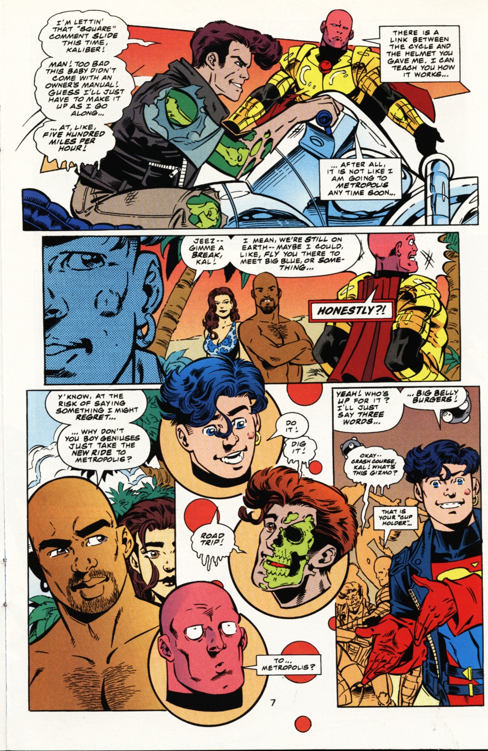 Read online Superboy & The Ravers comic -  Issue #7 - 8