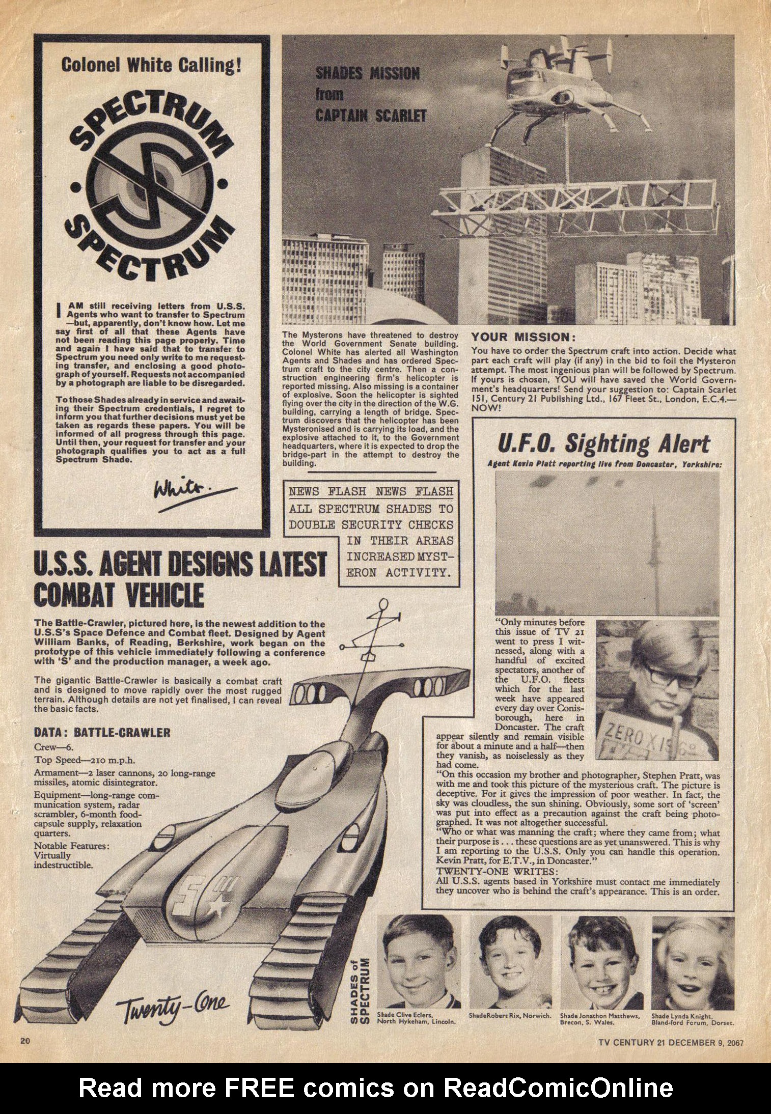 Read online TV Century 21 (TV 21) comic -  Issue #151 - 20