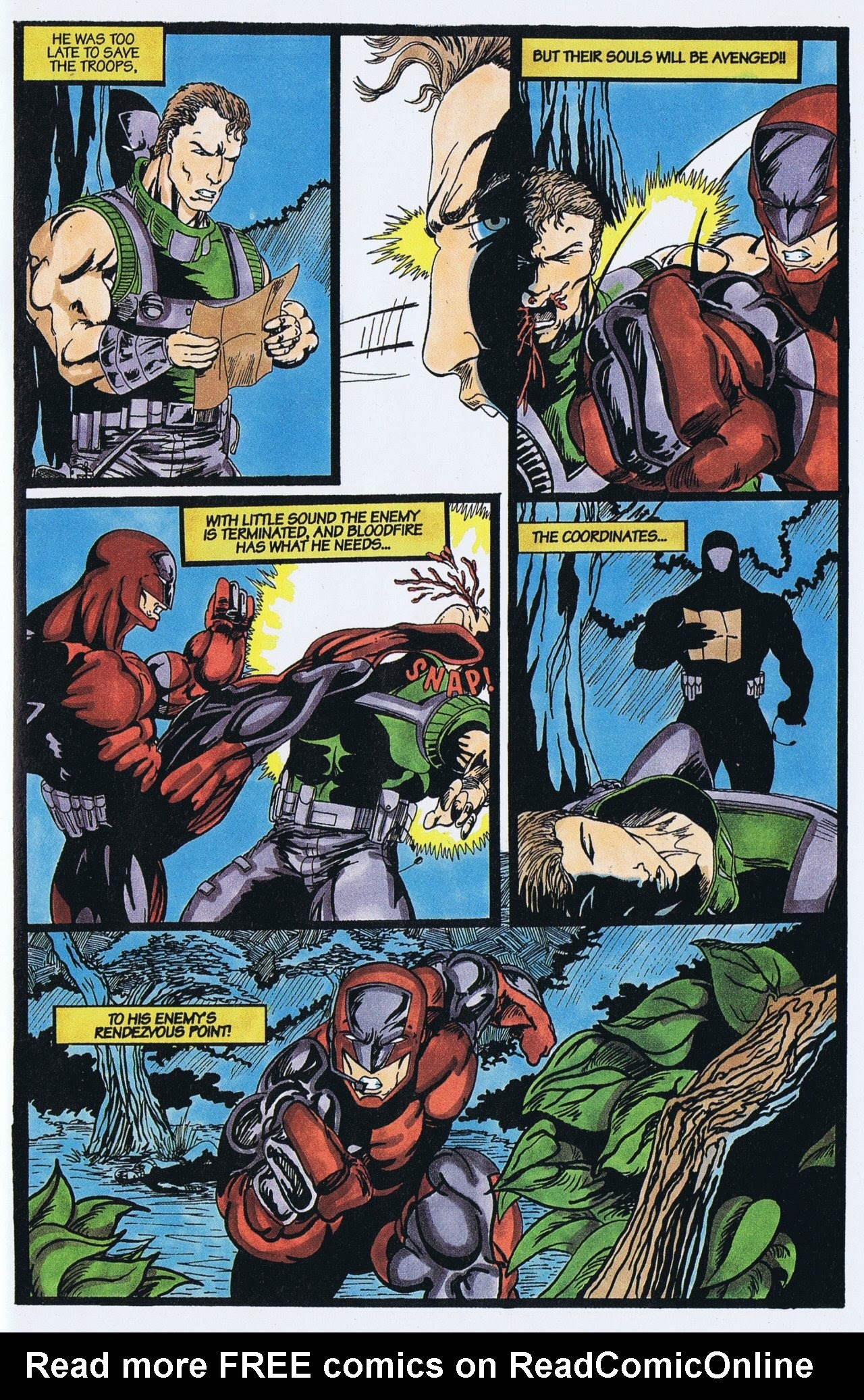 Read online Bloodfire comic -  Issue #1 - 5