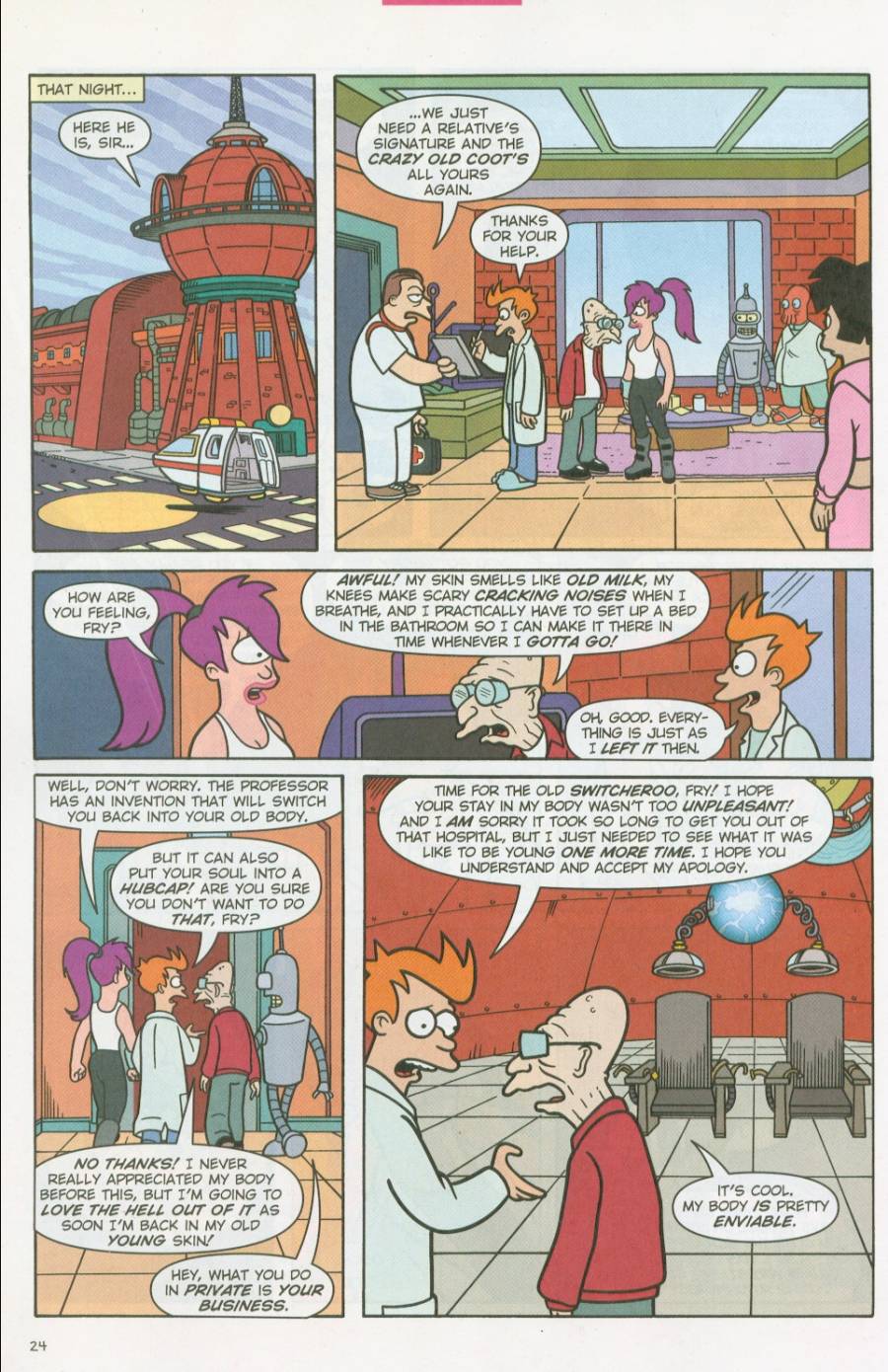 Read online Futurama Comics comic -  Issue #9a - 25