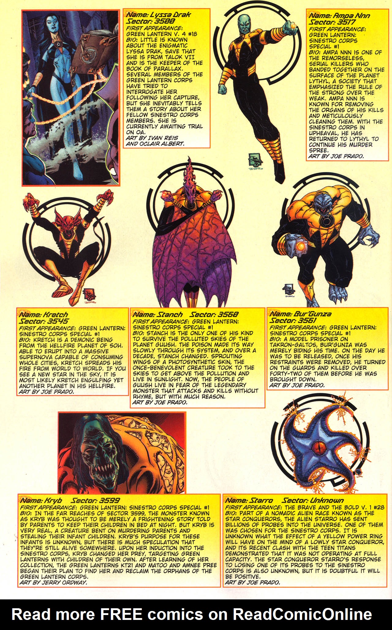 Read online Green Lantern/Sinestro Corps Secret Files comic -  Issue # Full - 58
