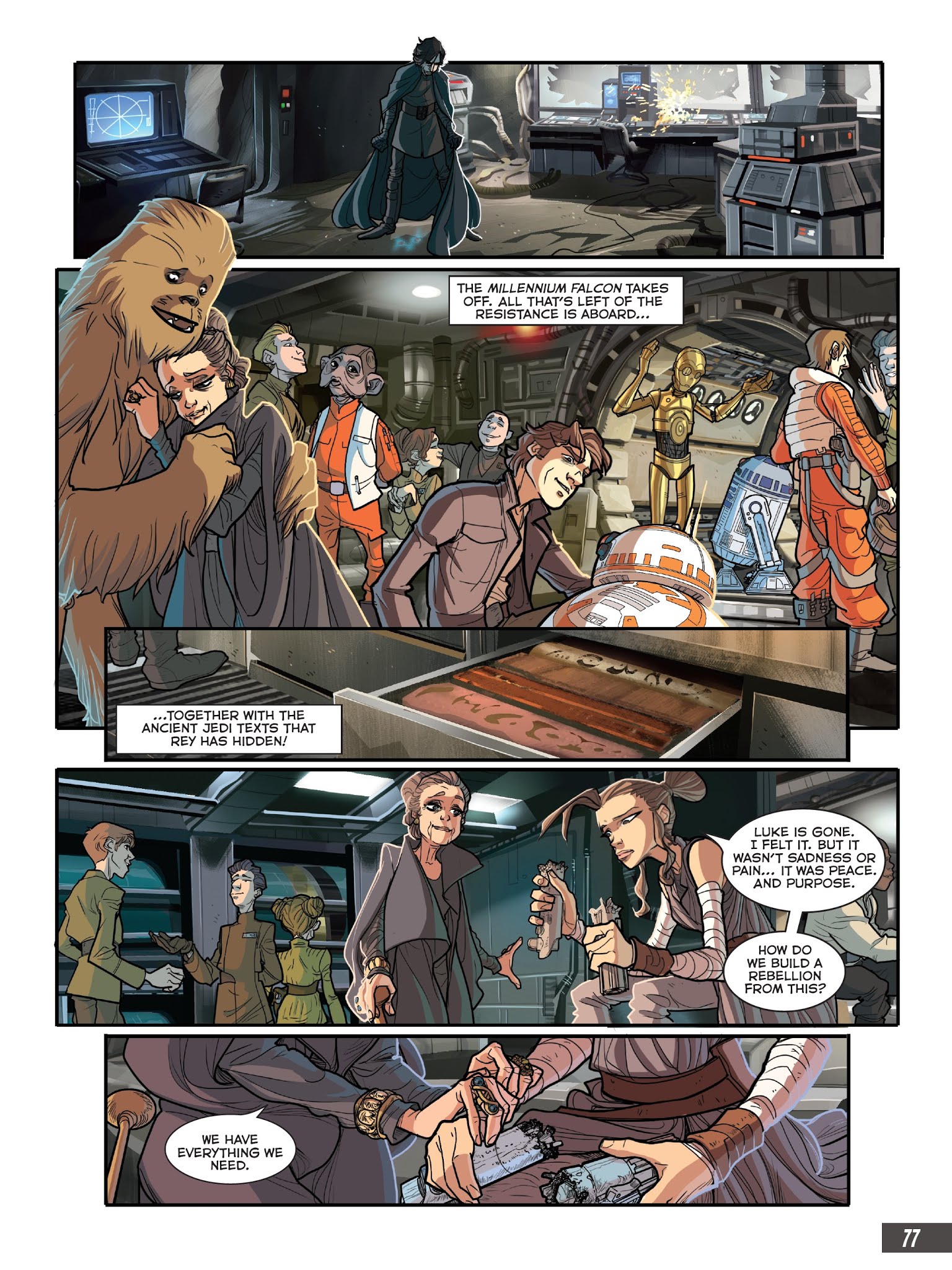 Read online Star Wars: The Last Jedi Graphic Novel Adaptation comic -  Issue # TPB - 79