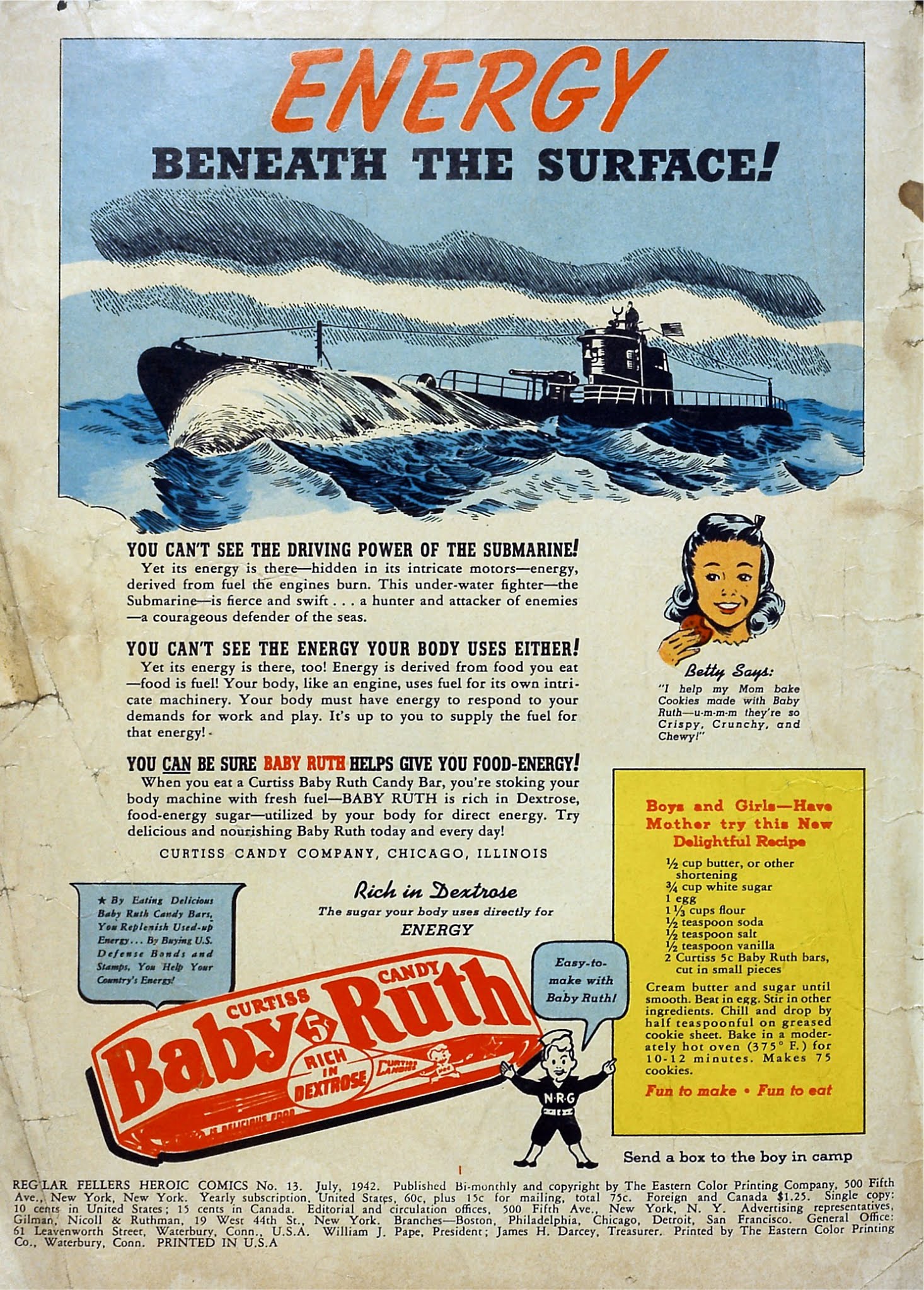 Read online Reg'lar Fellers Heroic Comics comic -  Issue #13 - 2