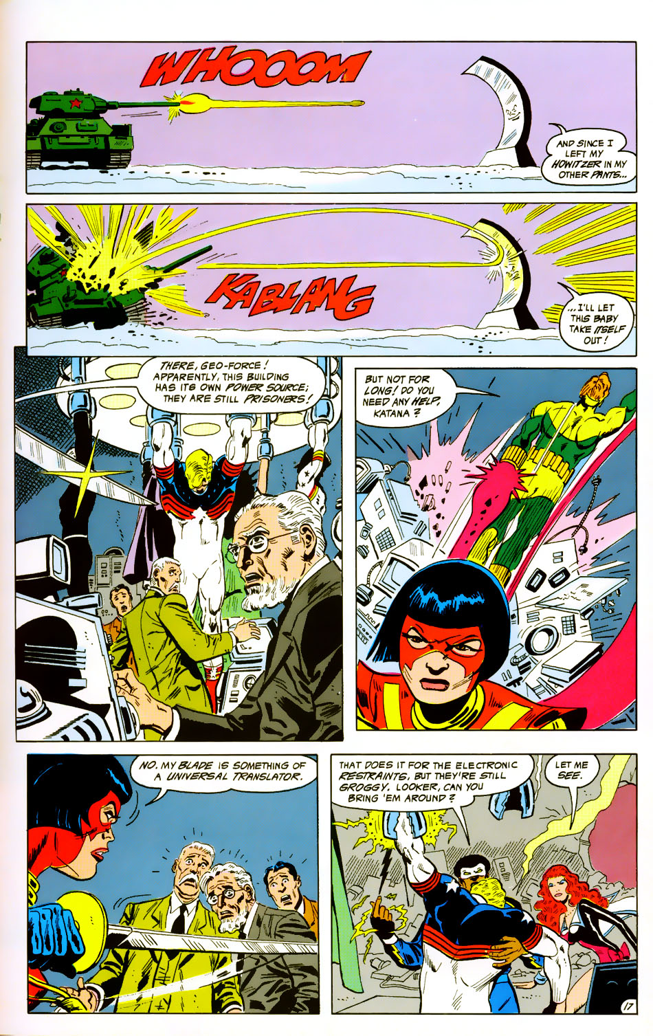 Read online Adventures of the Outsiders comic -  Issue #42 - 18