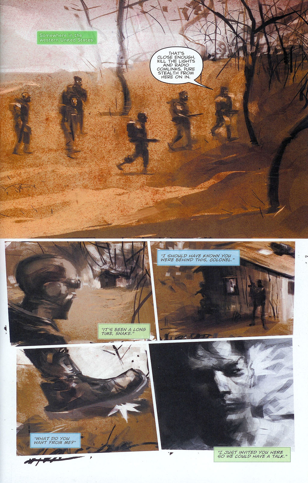 Read online Metal Gear Solid comic -  Issue #1 - 3