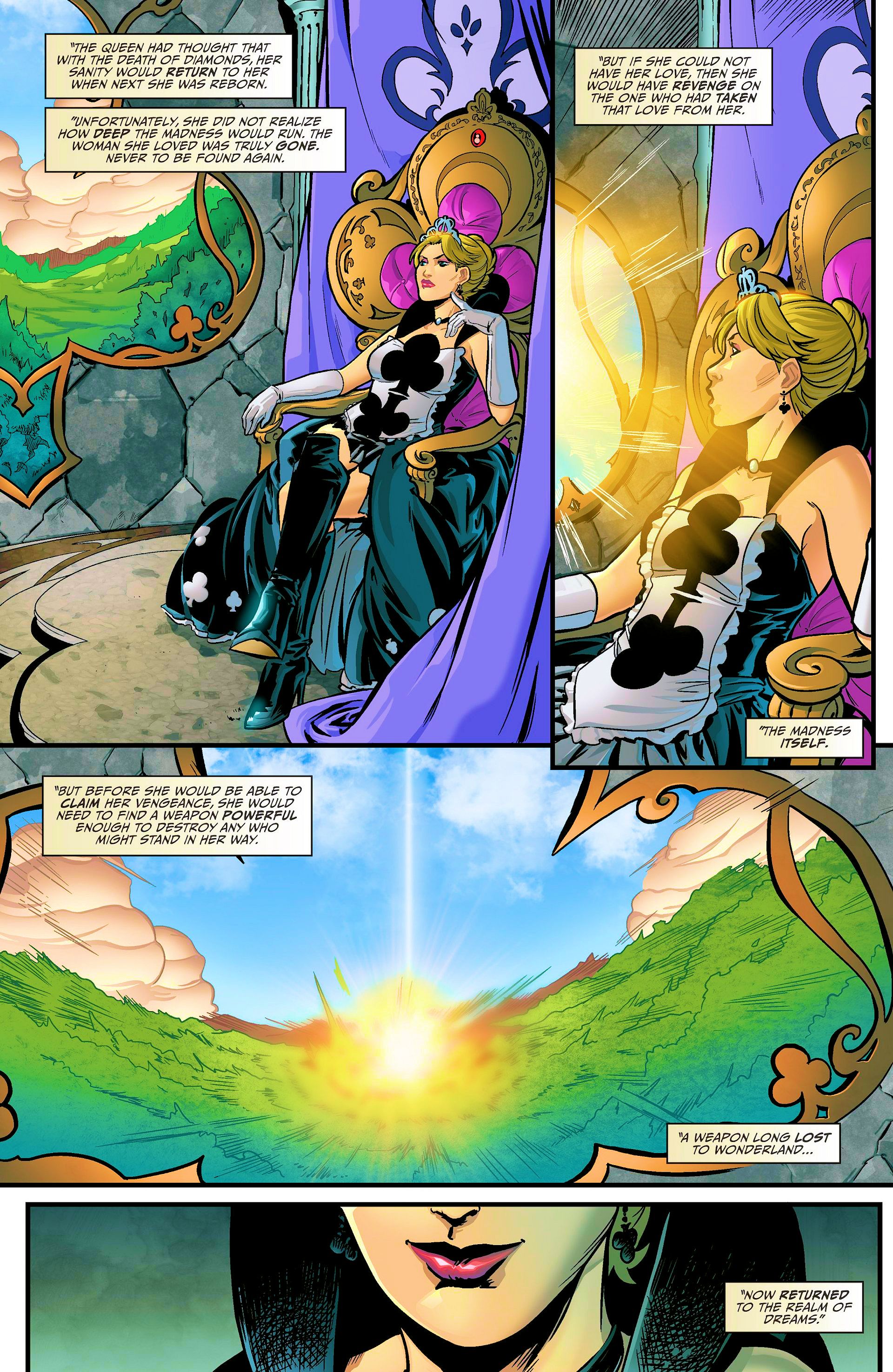 Read online Grimm Fairy Tales presents Wonderland: Clash of Queens comic -  Issue #1 - 16