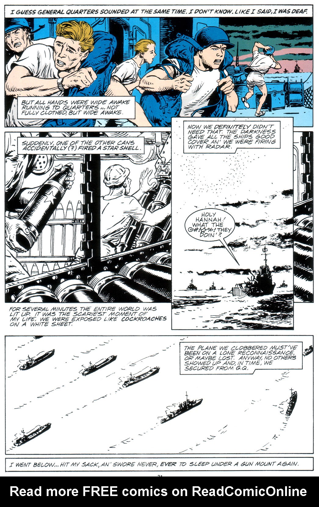 Read online Marvel Graphic Novel comic -  Issue #48 - A Sailors Story - Book 2 - 21