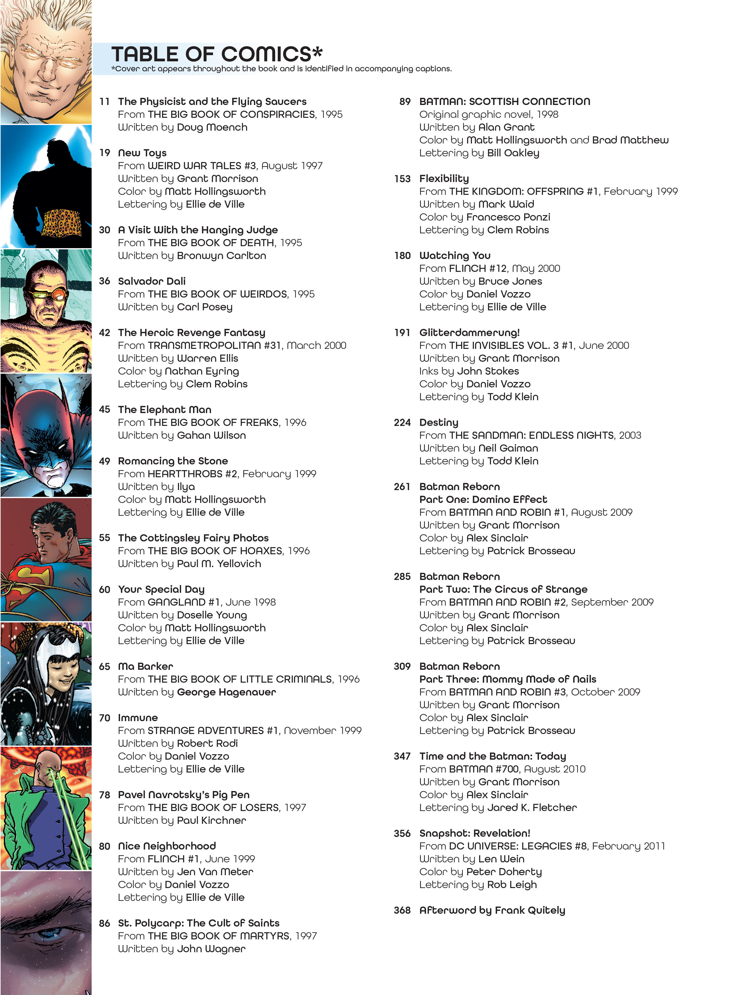 Read online Graphic Ink: The DC Comics Art of Frank Quitely comic -  Issue # TPB (Part 1) - 5