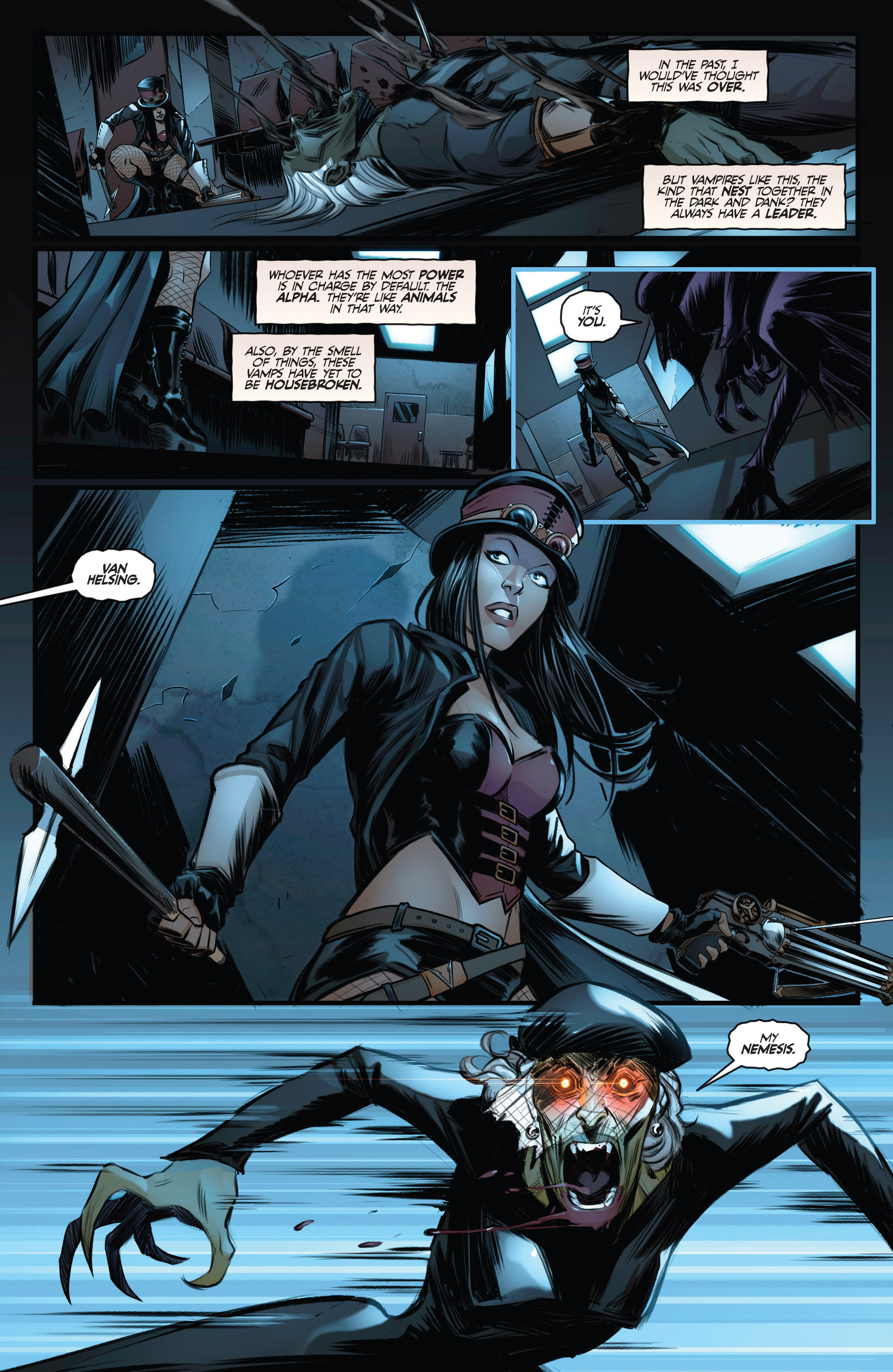 Read online Grimm Fairy Tales presents Van Helsing vs. Dracula comic -  Issue #1 - 9