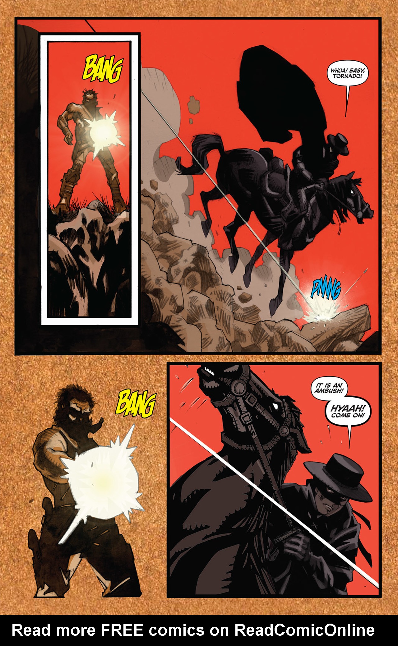 Read online Zorro Rides Again comic -  Issue #7 - 8