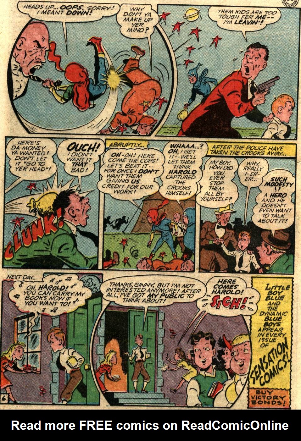 Read online Sensation (Mystery) Comics comic -  Issue #58 - 22