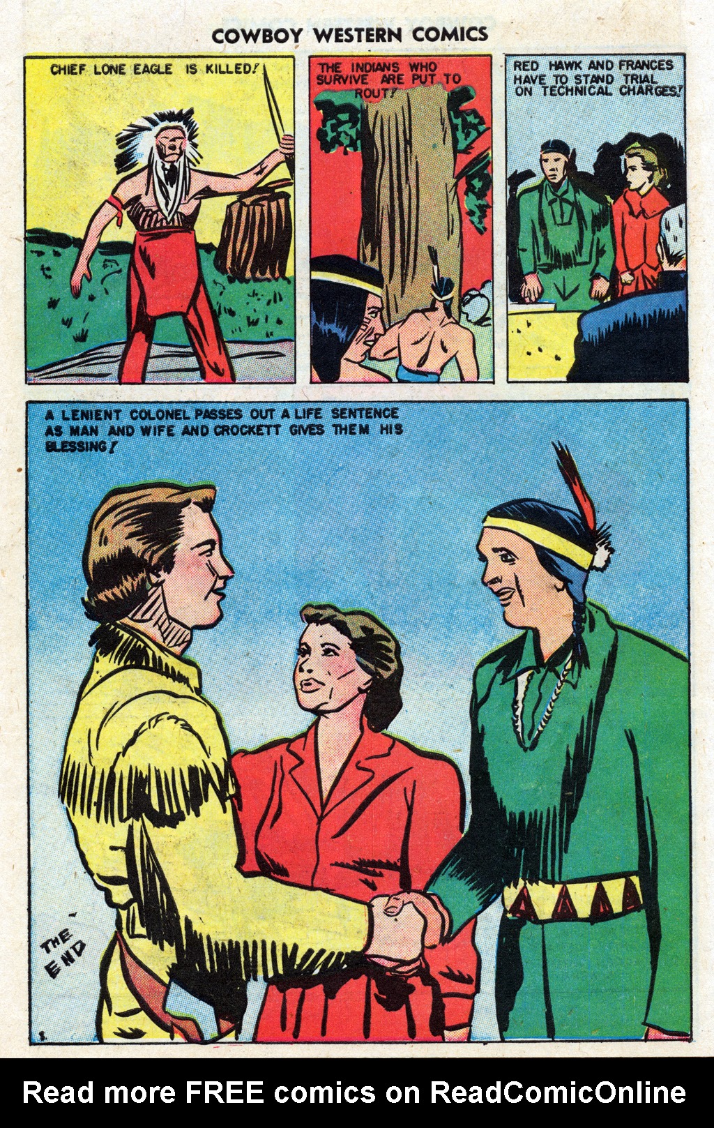 Read online Cowboy Western Comics (1948) comic -  Issue #26 - 10
