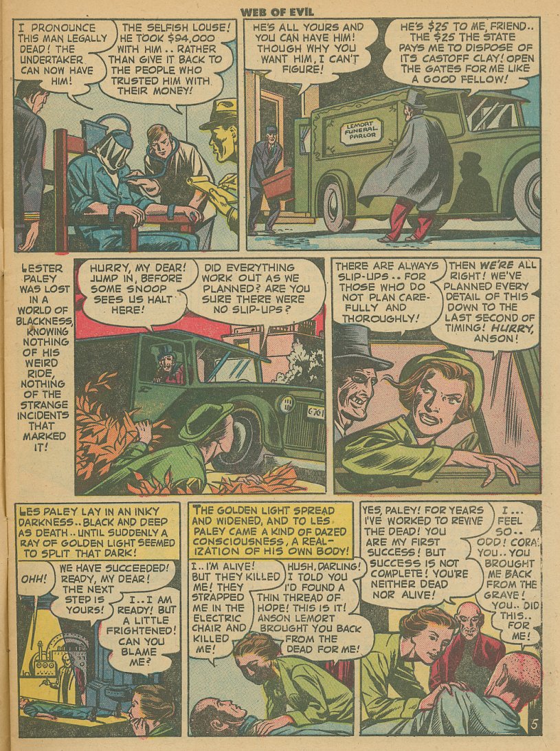 Read online Web of Evil comic -  Issue #5 - 7